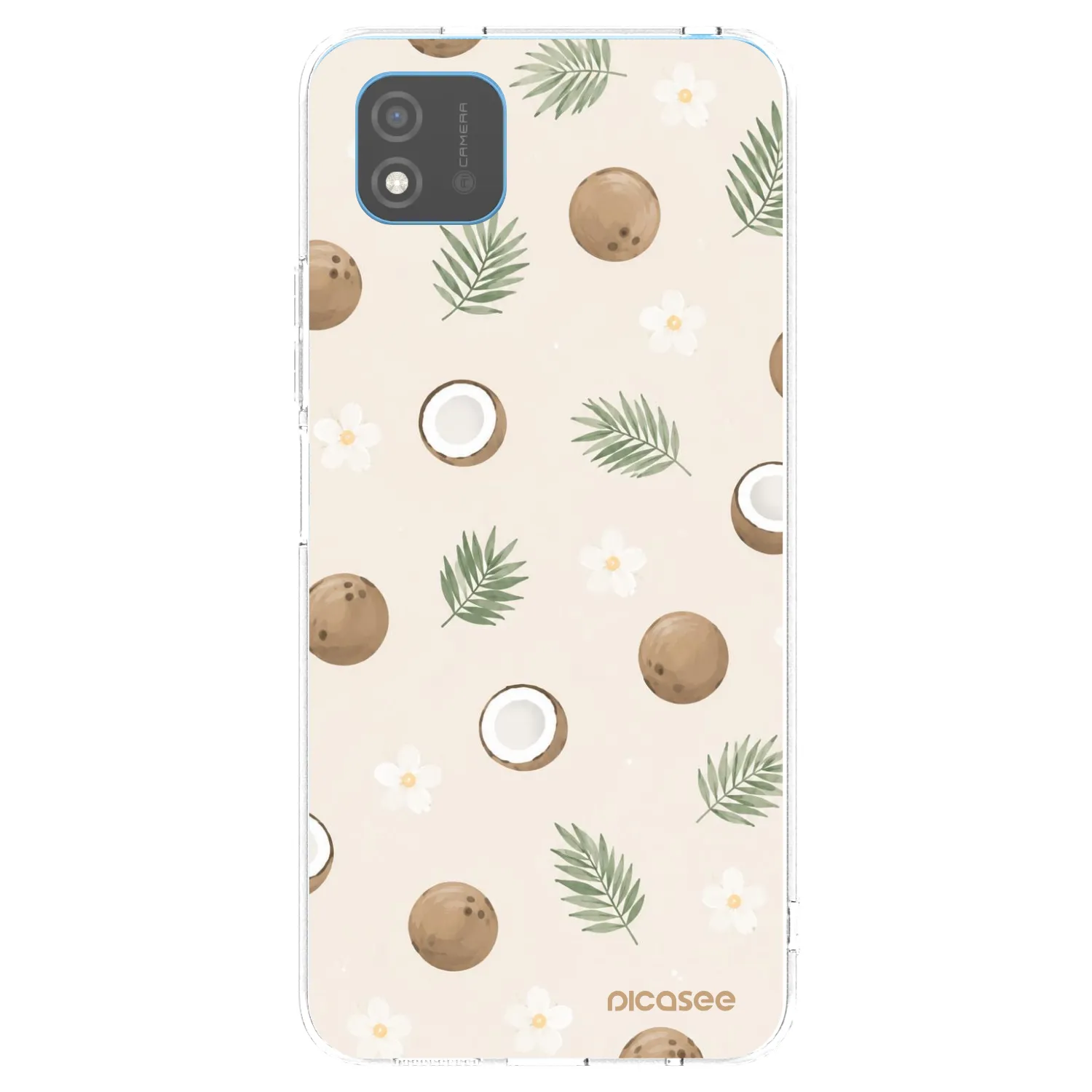 Picasee silikonski prozorni ovitek za Realme C11 (2021) - Coconut Breeze