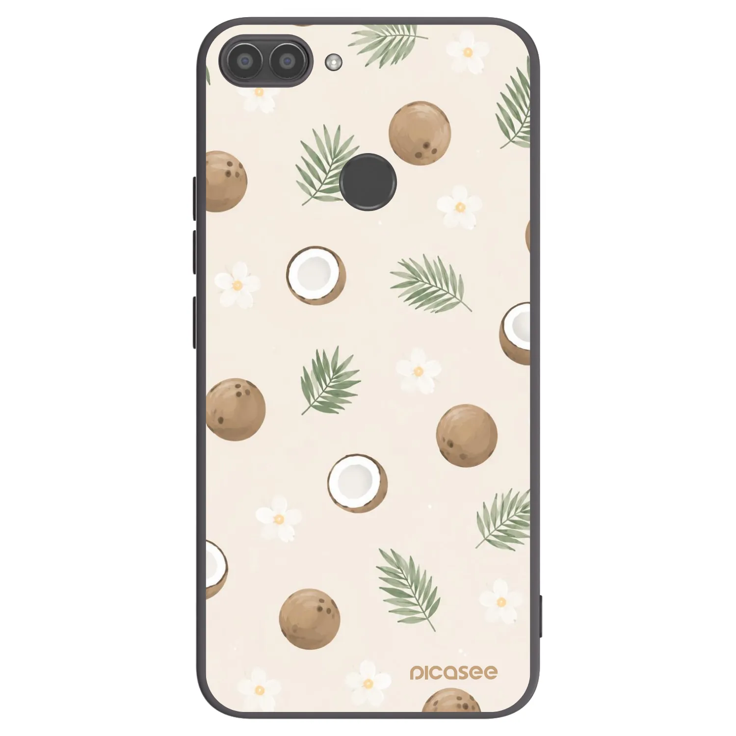 Picasee silikonski črni ovitek za Huawei P Smart - Coconut Breeze