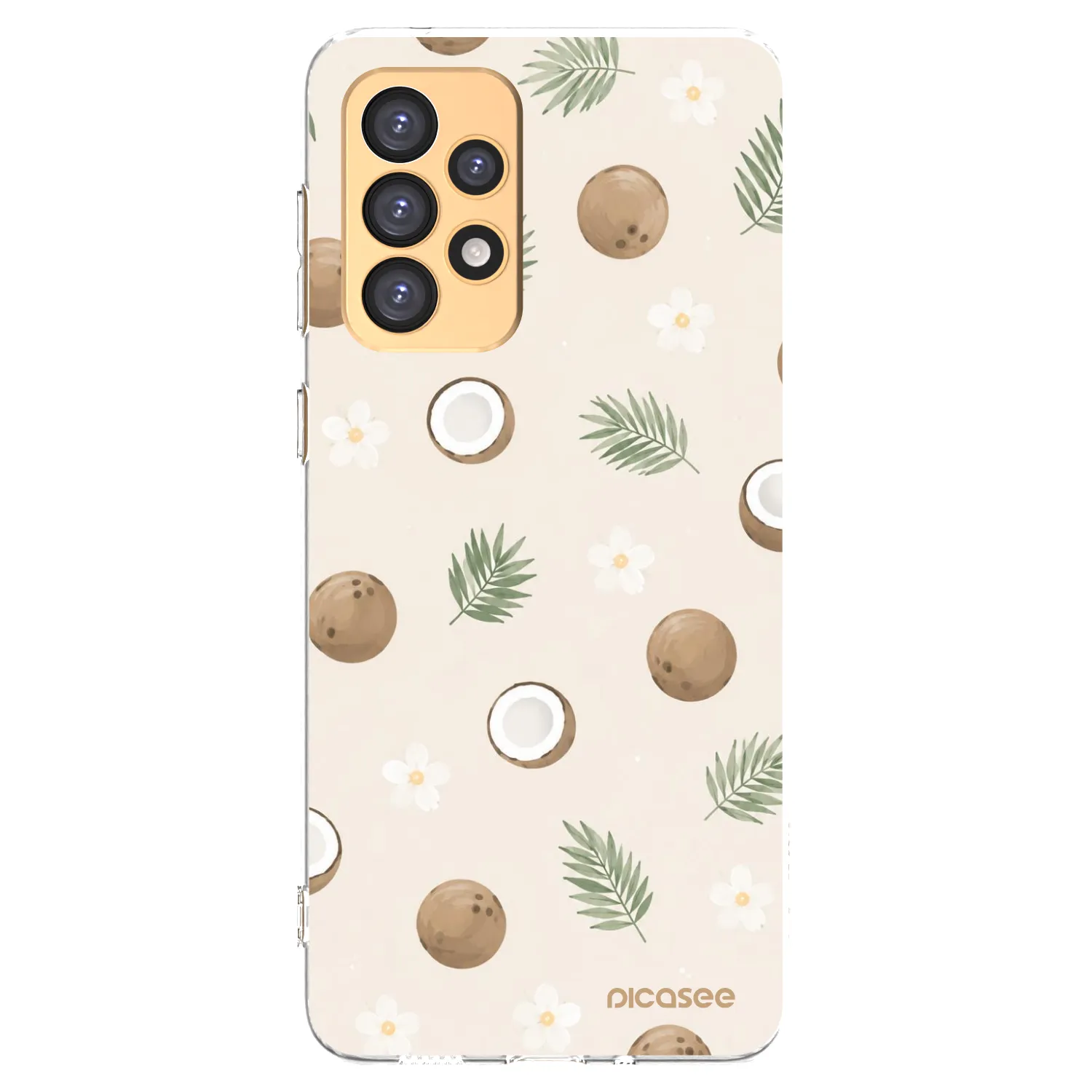Picasee silikonski prozorni ovitek za Samsung Galaxy A33 5G A336 - Coconut Breeze