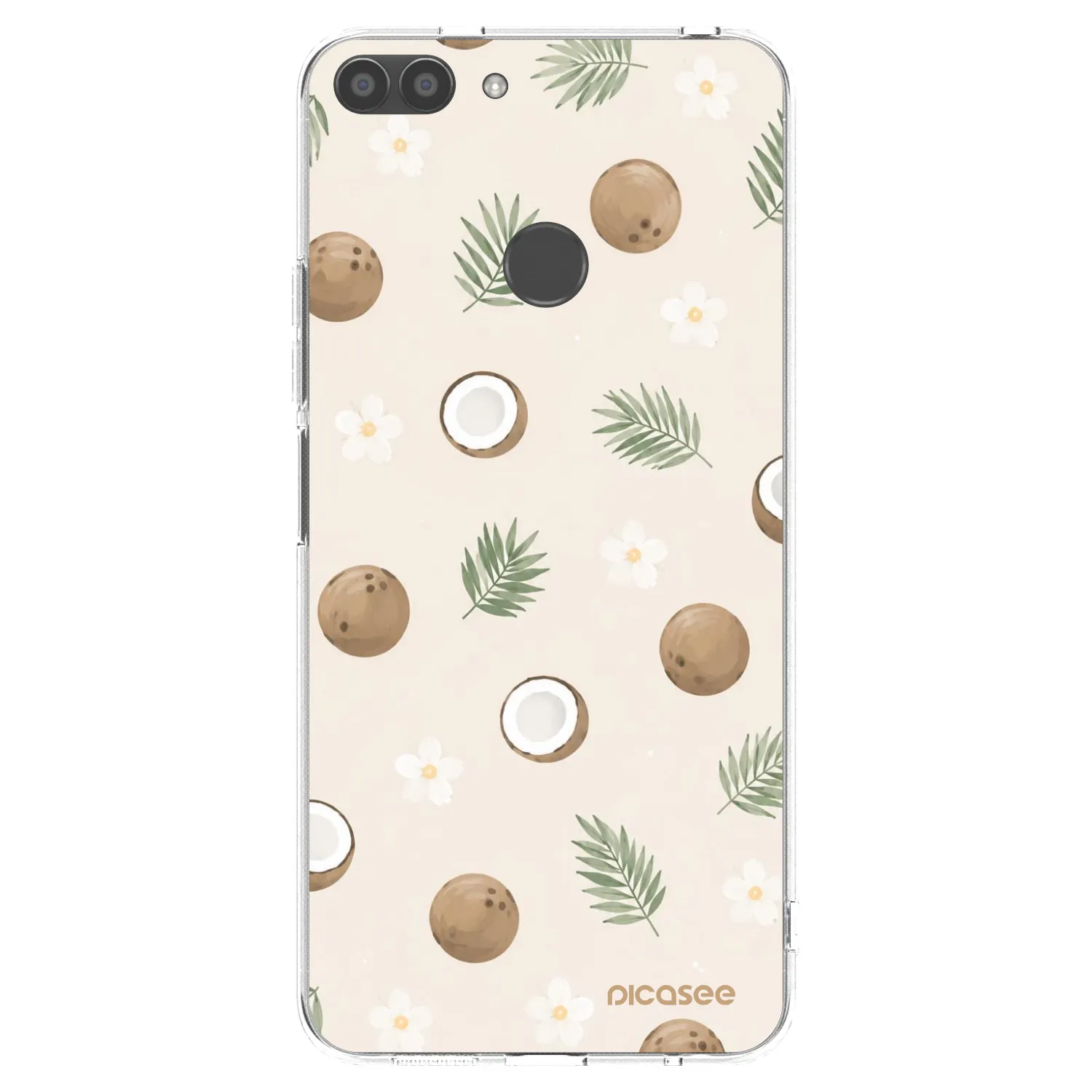 Picasee silikonski prozorni ovitek za Huawei P Smart - Coconut Breeze