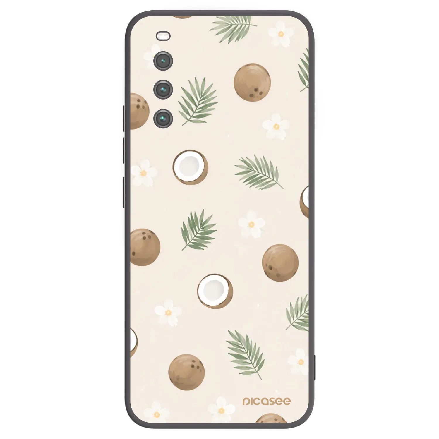 Picasee silikonski črni ovitek za Sony Xperia 10 IV 5G - Coconut Breeze