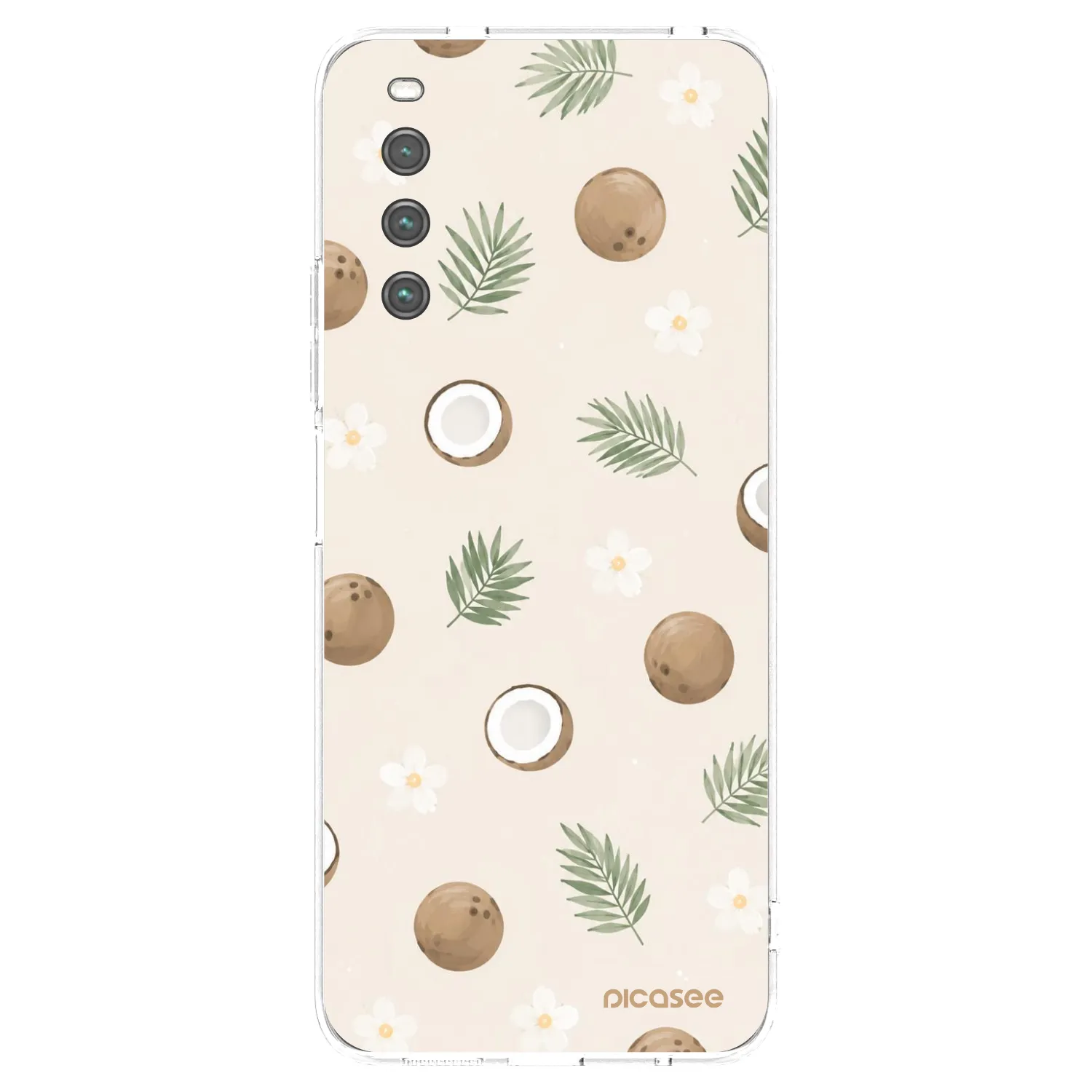 Picasee silikonski prozorni ovitek za Sony Xperia 10 IV 5G - Coconut Breeze