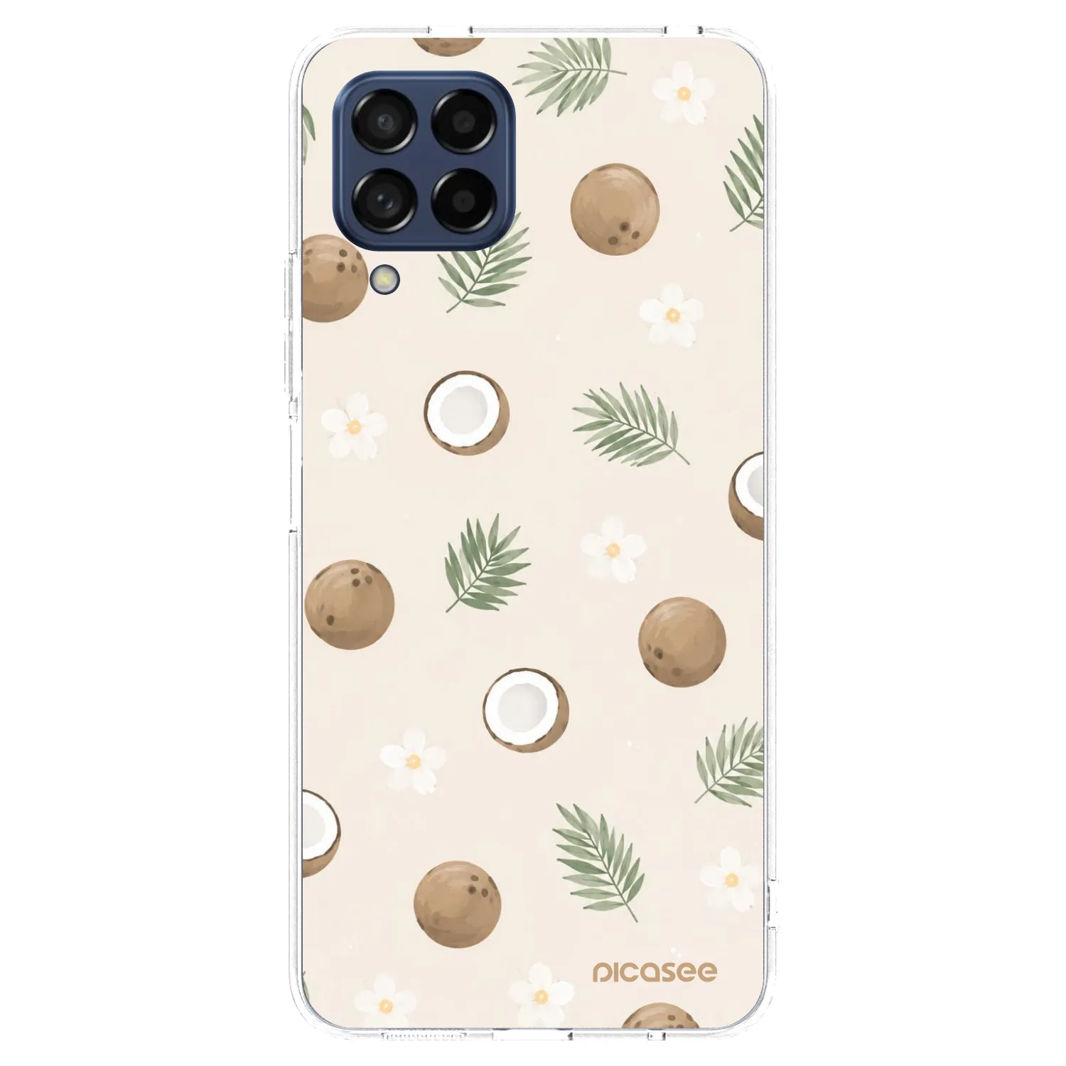Picasee silikonski prozorni ovitek za Samsung Galaxy M53 5G - Coconut Breeze