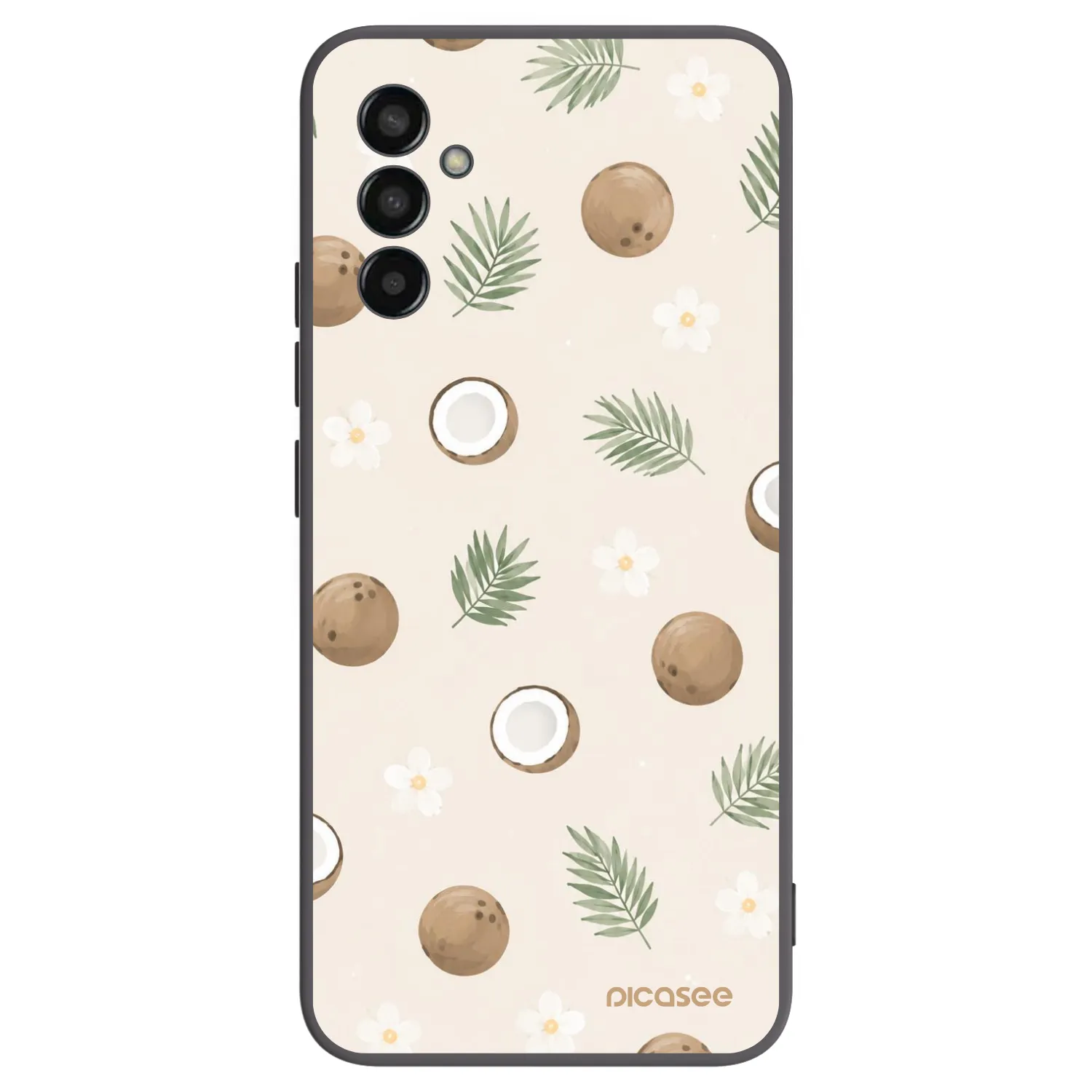 Picasee silikonski črni ovitek za Samsung Galaxy M13 M135F - Coconut Breeze