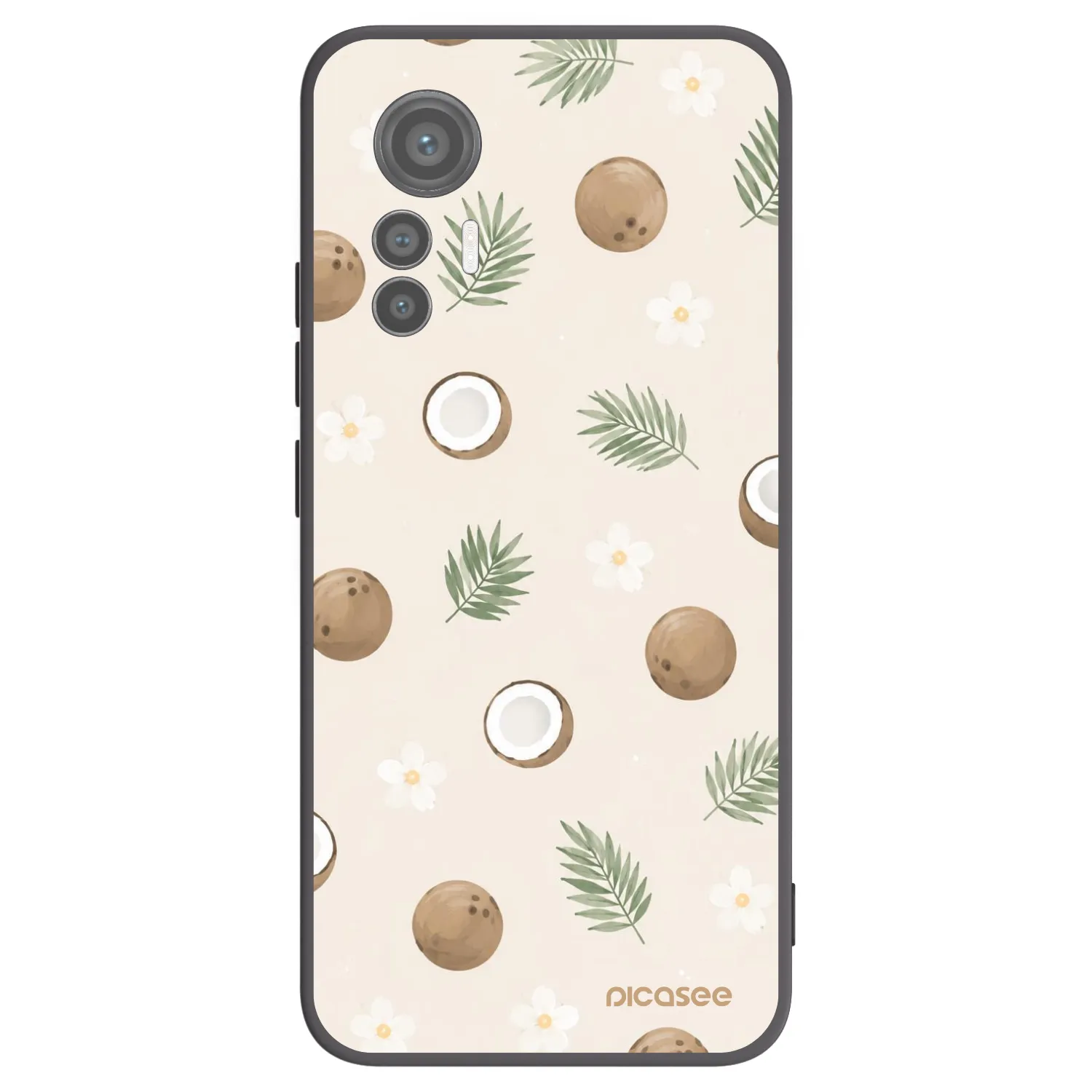 Picasee silikonski črni ovitek za Xiaomi 12 Lite - Coconut Breeze