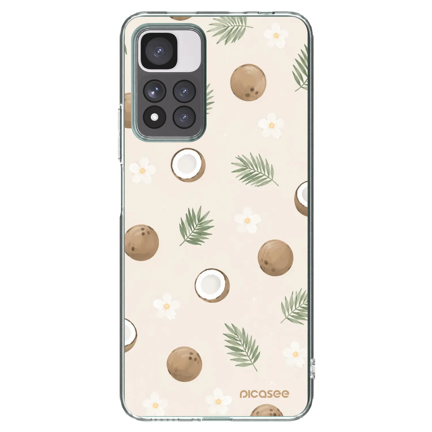 Picasee silikonski prozorni ovitek za Xiaomi Redmi Note 11 Pro+ 5G - Coconut Breeze