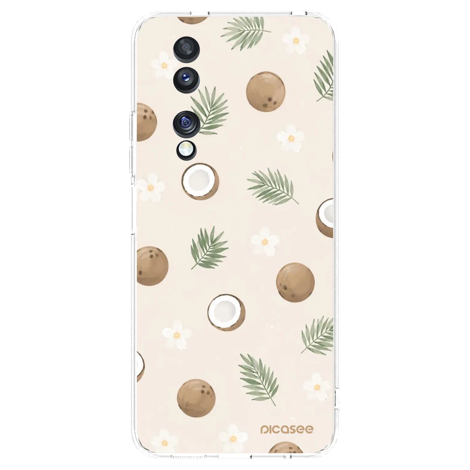 Picasee silikonski prozorni ovitek za Honor 70 - Coconut Breeze