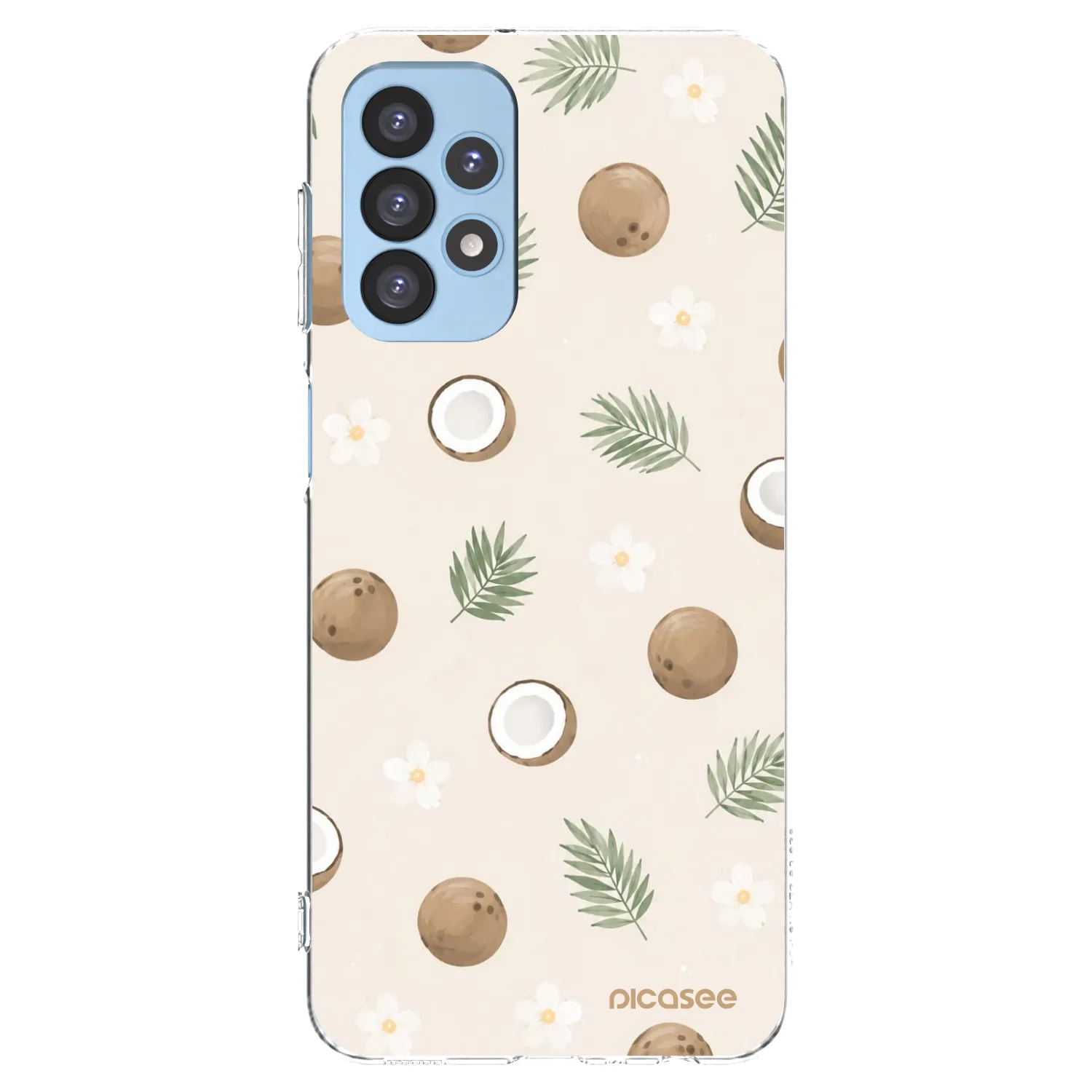 Picasee silikonski prozorni ovitek za Samsung Galaxy A23 A235F 4G - Coconut Breeze