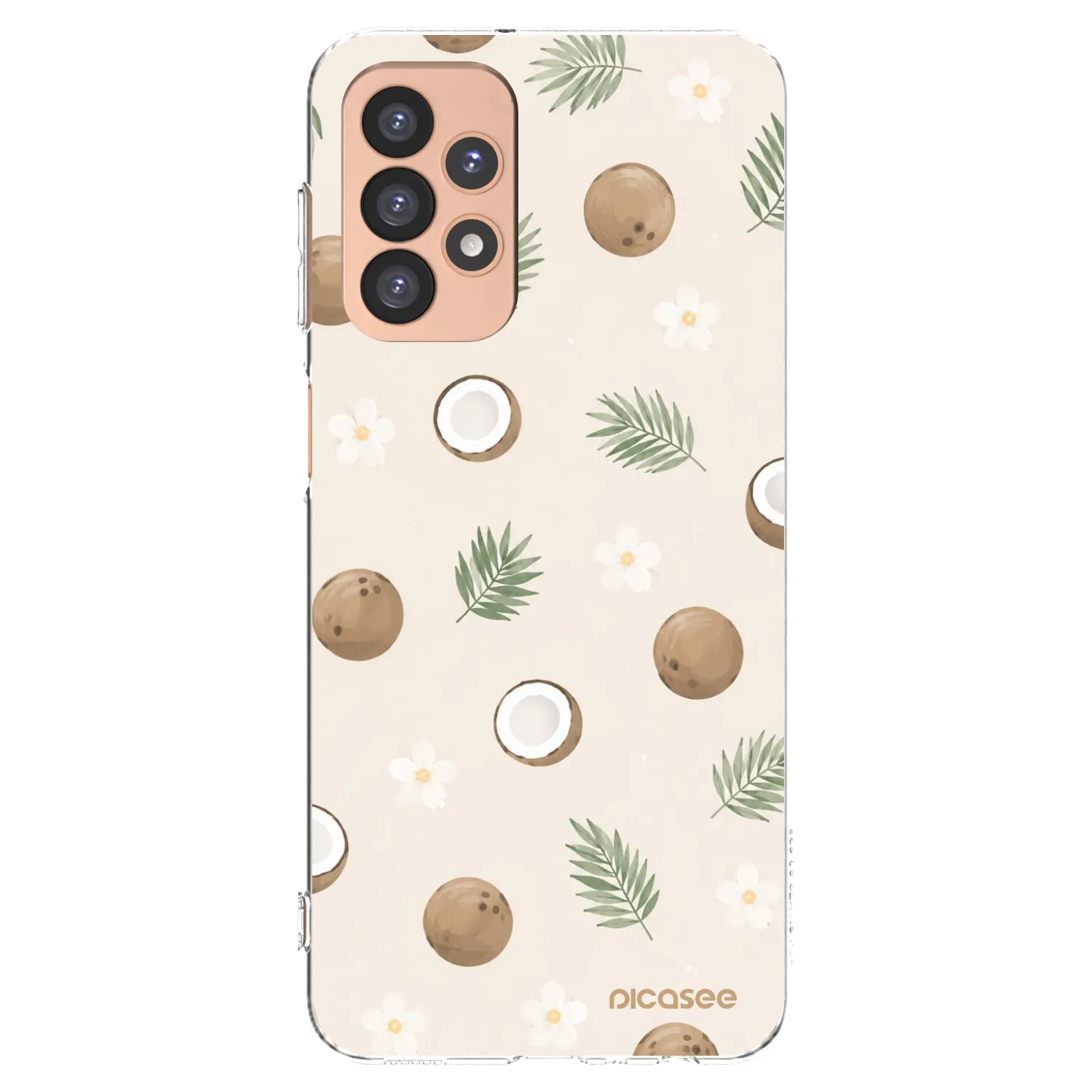 Picasee silikonski prozorni ovitek za Samsung Galaxy A23 A236B 5G - Coconut Breeze