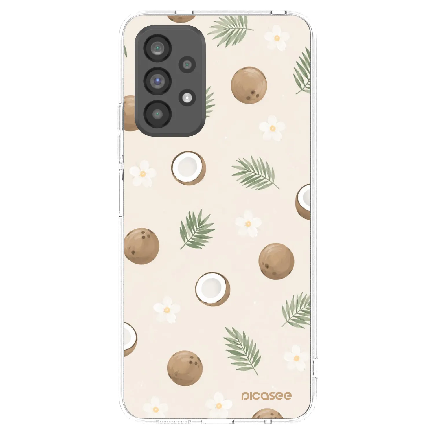 Picasee silikonski prozorni ovitek za Samsung Galaxy A73 5G - Coconut Breeze
