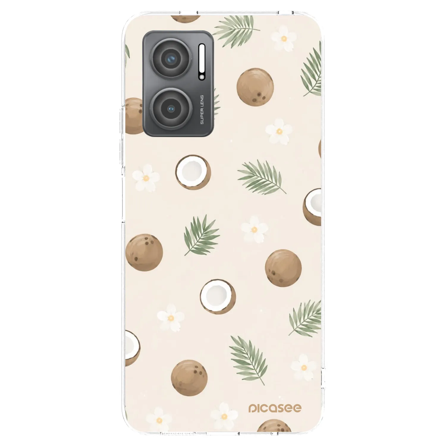 Picasee silikonski prozorni ovitek za Xiaomi Redmi 10 5G - Coconut Breeze