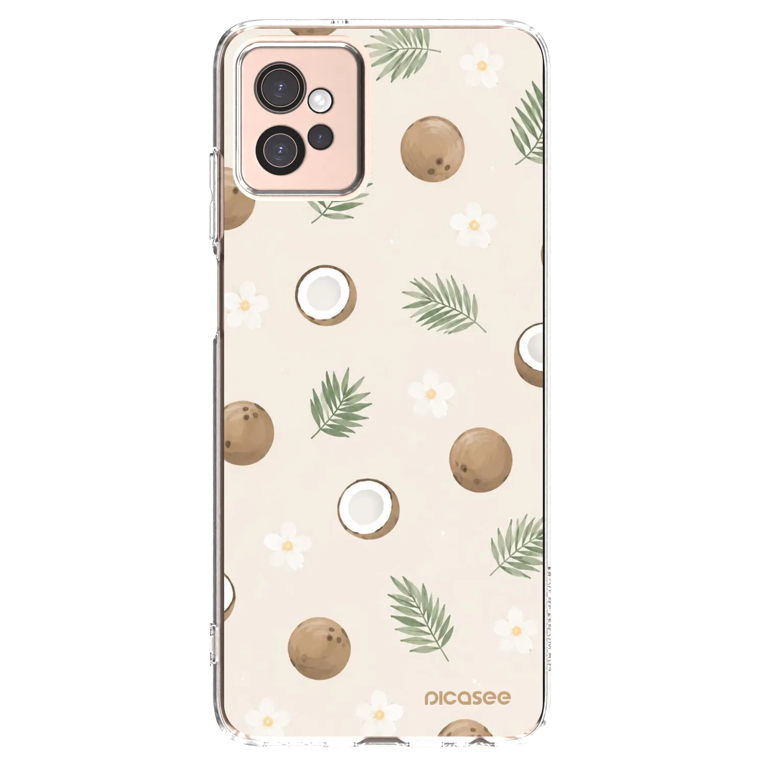 Picasee silikonski prozorni ovitek za Motorola Moto G32 - Coconut Breeze
