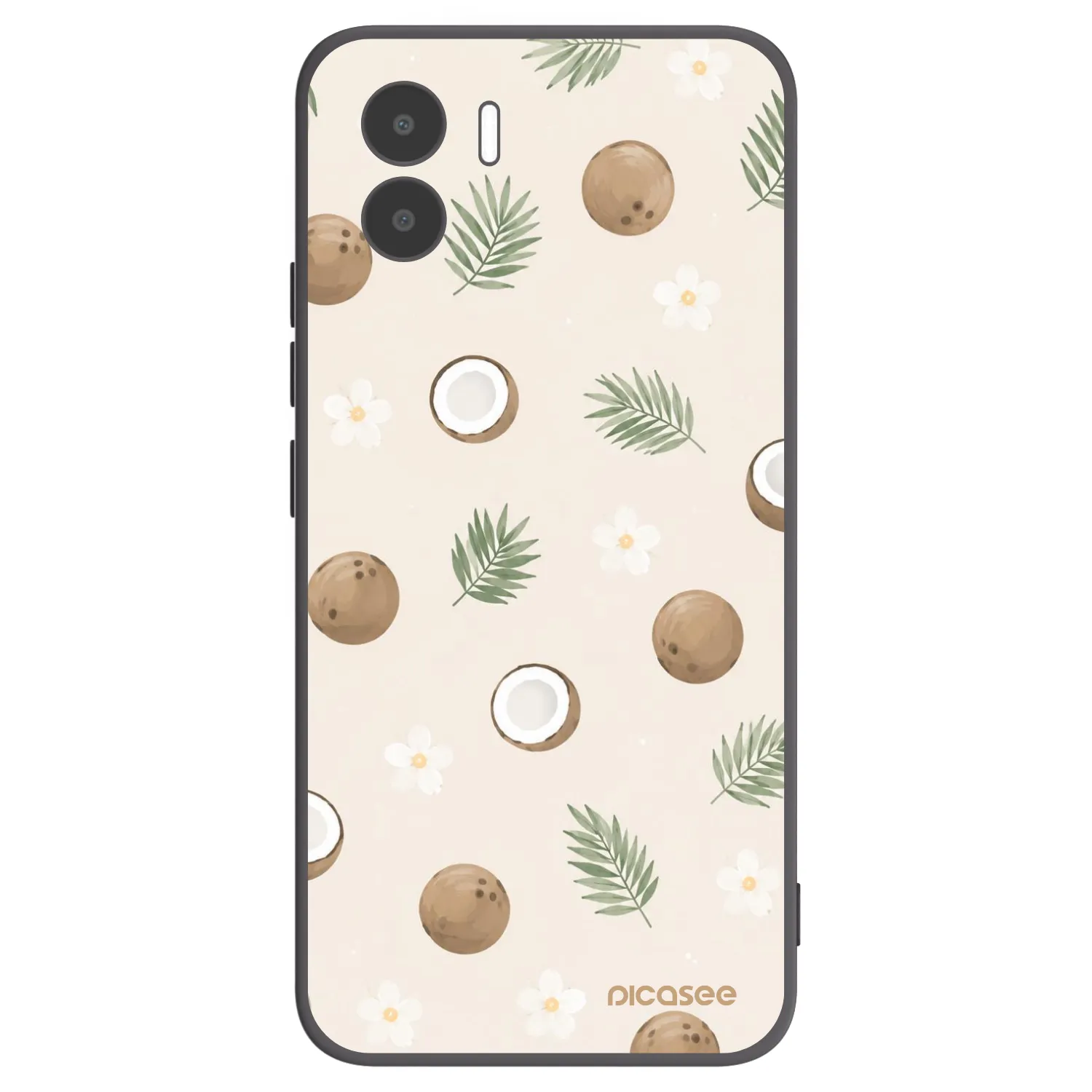 Picasee silikonski črni ovitek za Xiaomi Redmi A1 - Coconut Breeze