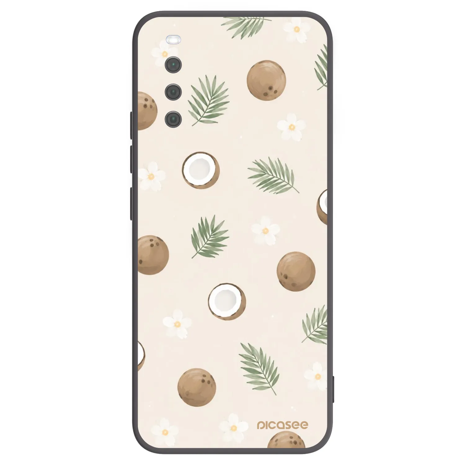 Picasee silikonski črni ovitek za Sony Xperia 10 III - Coconut Breeze