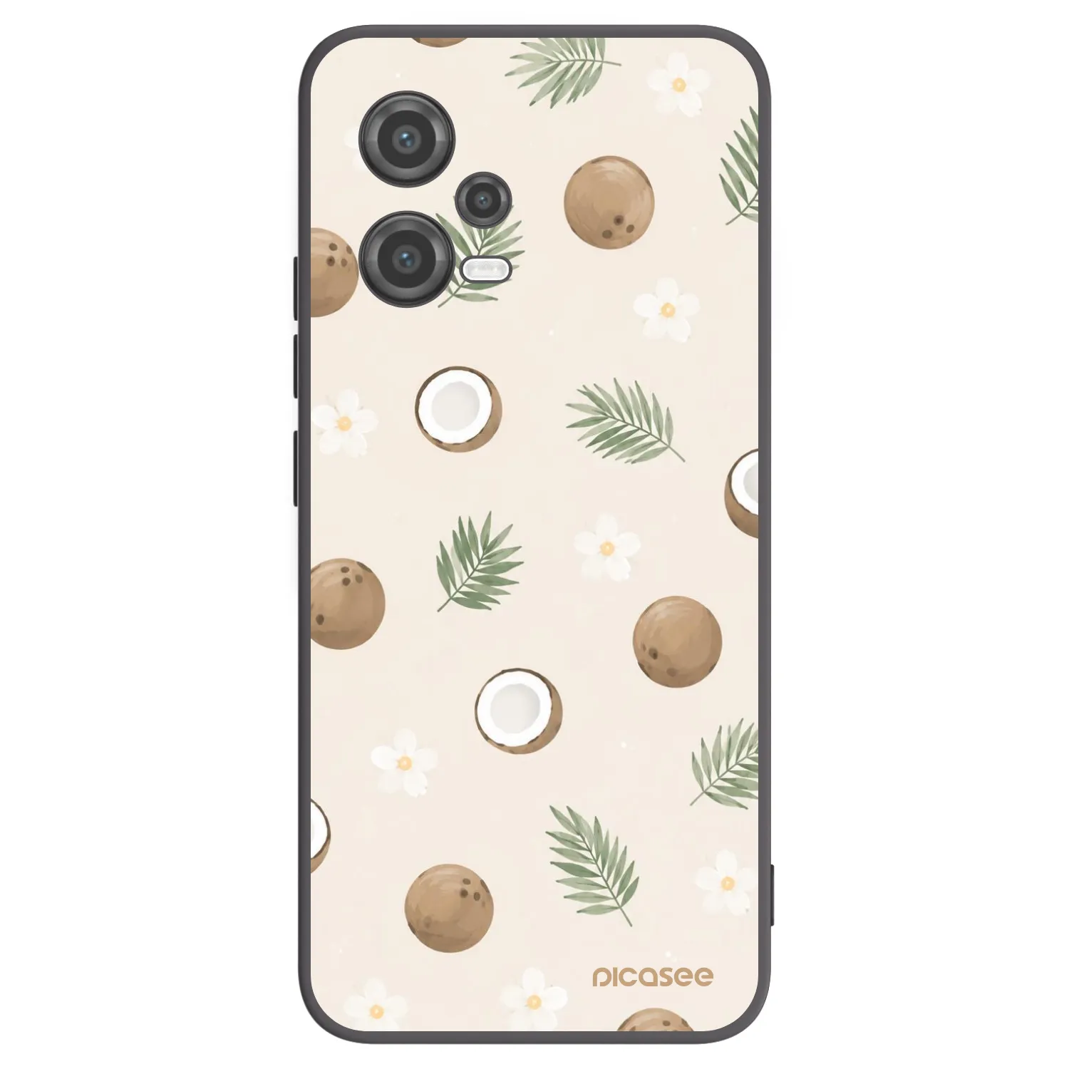 Picasee silikonski črni ovitek za Xiaomi Poco X5 - Coconut Breeze