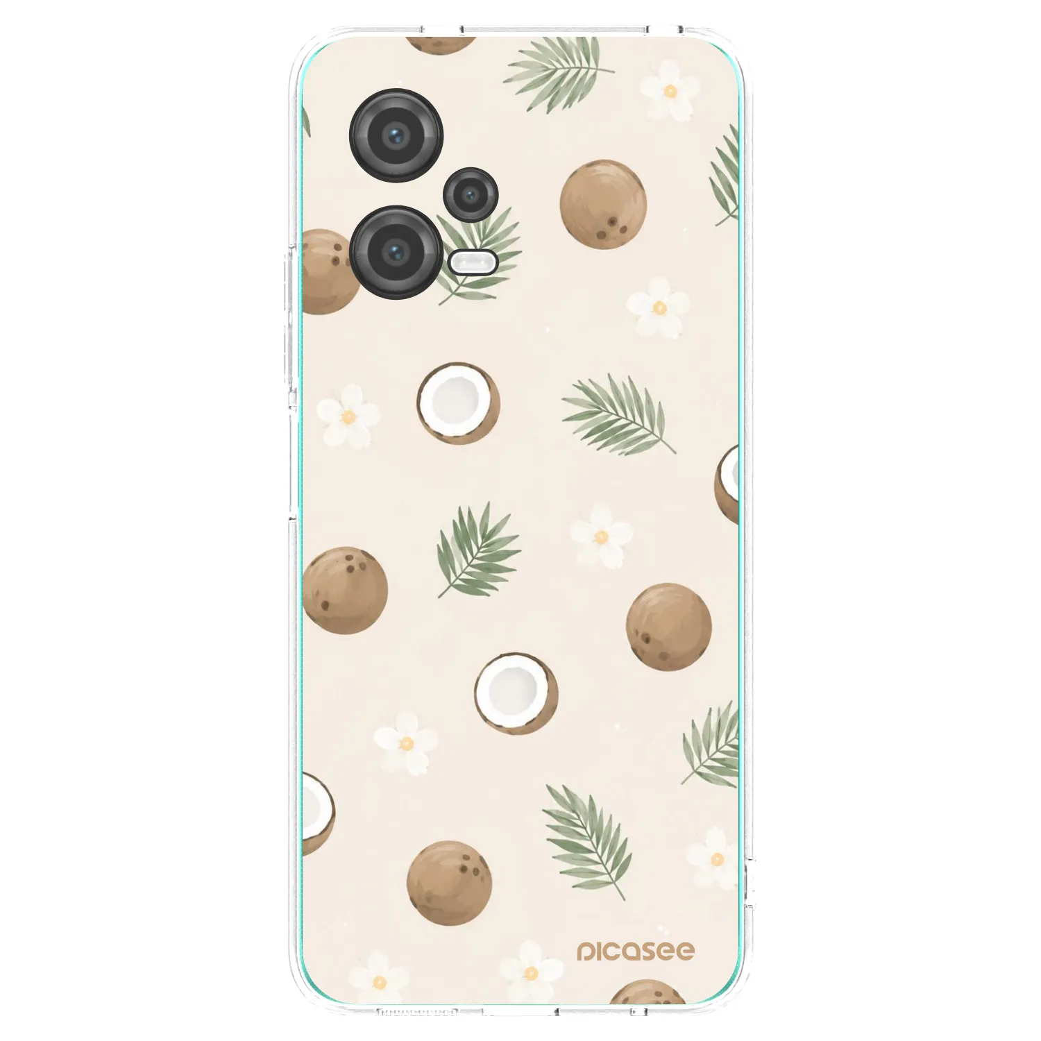 Picasee silikonski prozorni ovitek za Xiaomi Poco X5 - Coconut Breeze