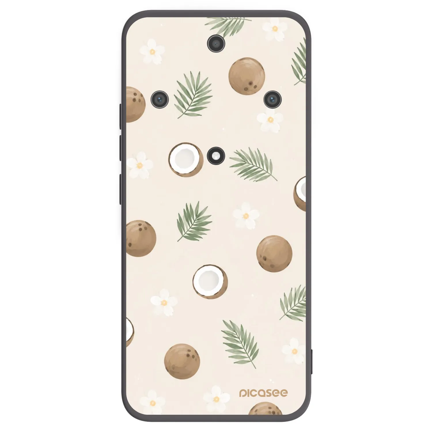 Picasee silikonski črni ovitek za Honor Magic5 Lite 5G - Coconut Breeze