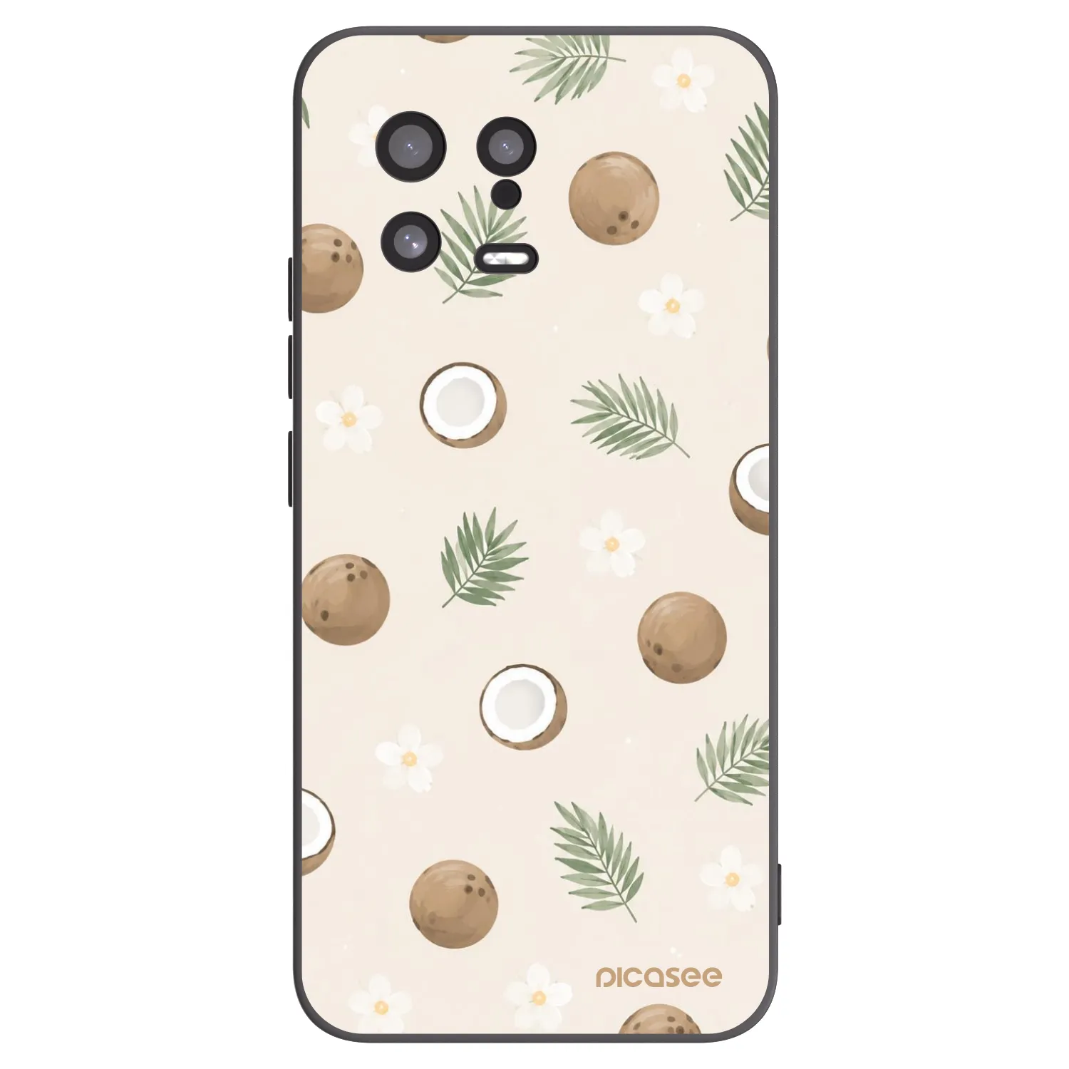 Picasee silikonski črni ovitek za Xiaomi 13 - Coconut Breeze