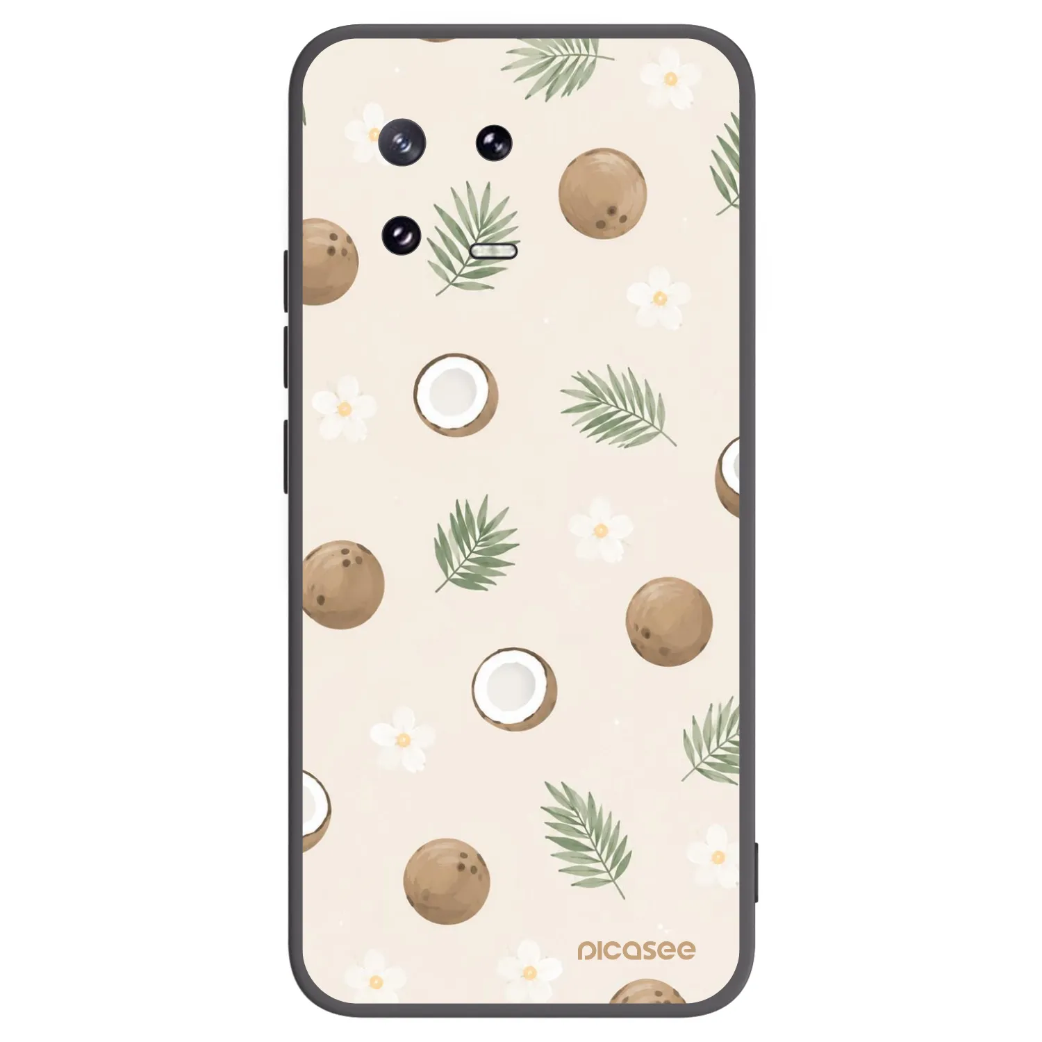Picasee silikonski črni ovitek za Xiaomi 13 Pro - Coconut Breeze