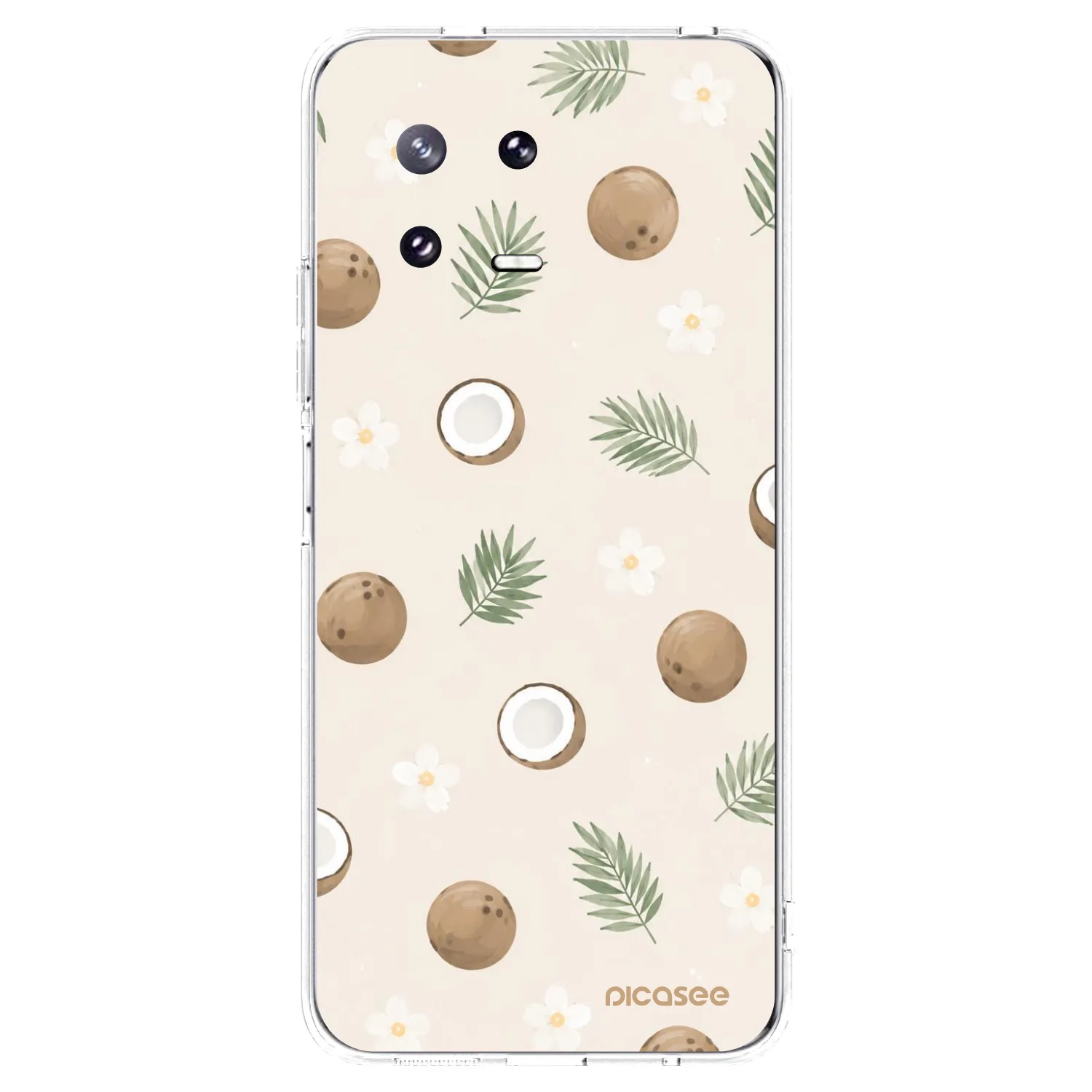 Picasee silikonski prozorni ovitek za Xiaomi 13 Pro - Coconut Breeze
