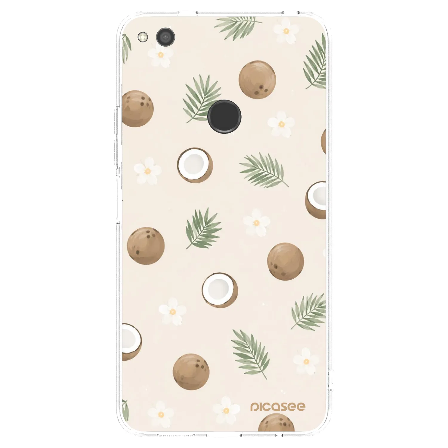 Picasee silikonski prozorni ovitek za Huawei P9 Lite 2017 - Coconut Breeze