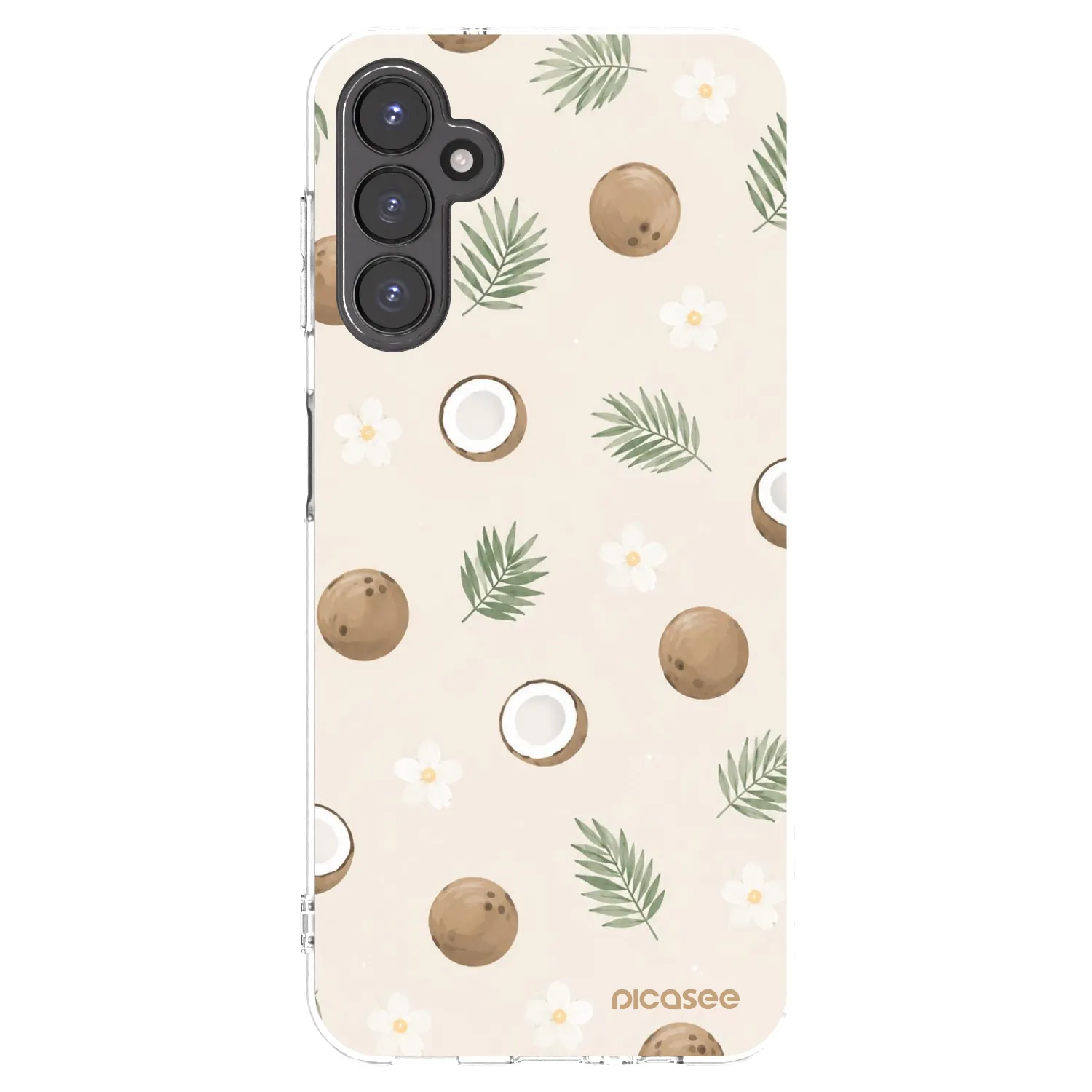 Picasee silikonski prozorni ovitek za Samsung Galaxy A14 4G A145R - Coconut Breeze