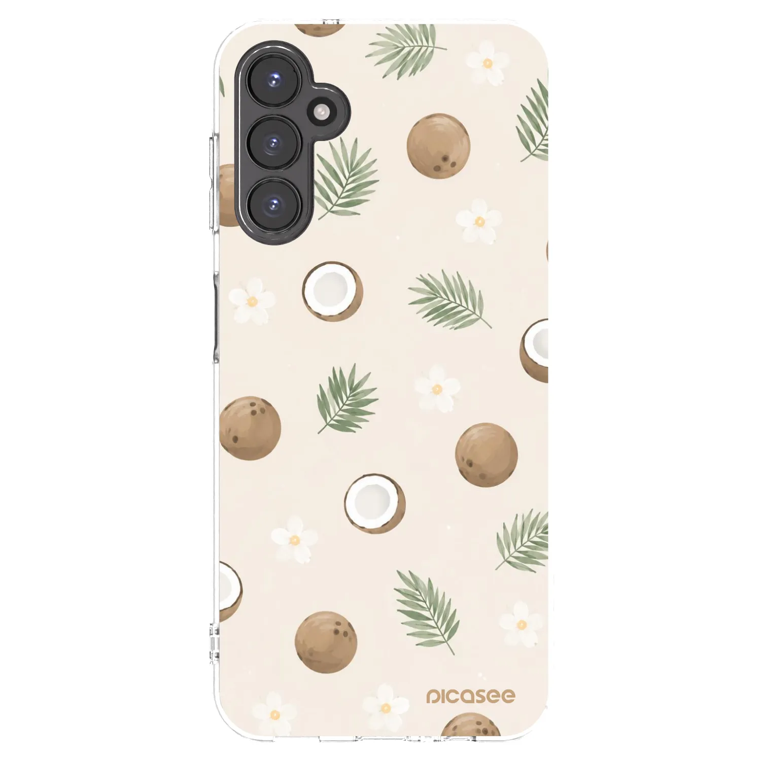 Picasee silikonski prozorni ovitek za Samsung Galaxy A14 5G A146P - Coconut Breeze