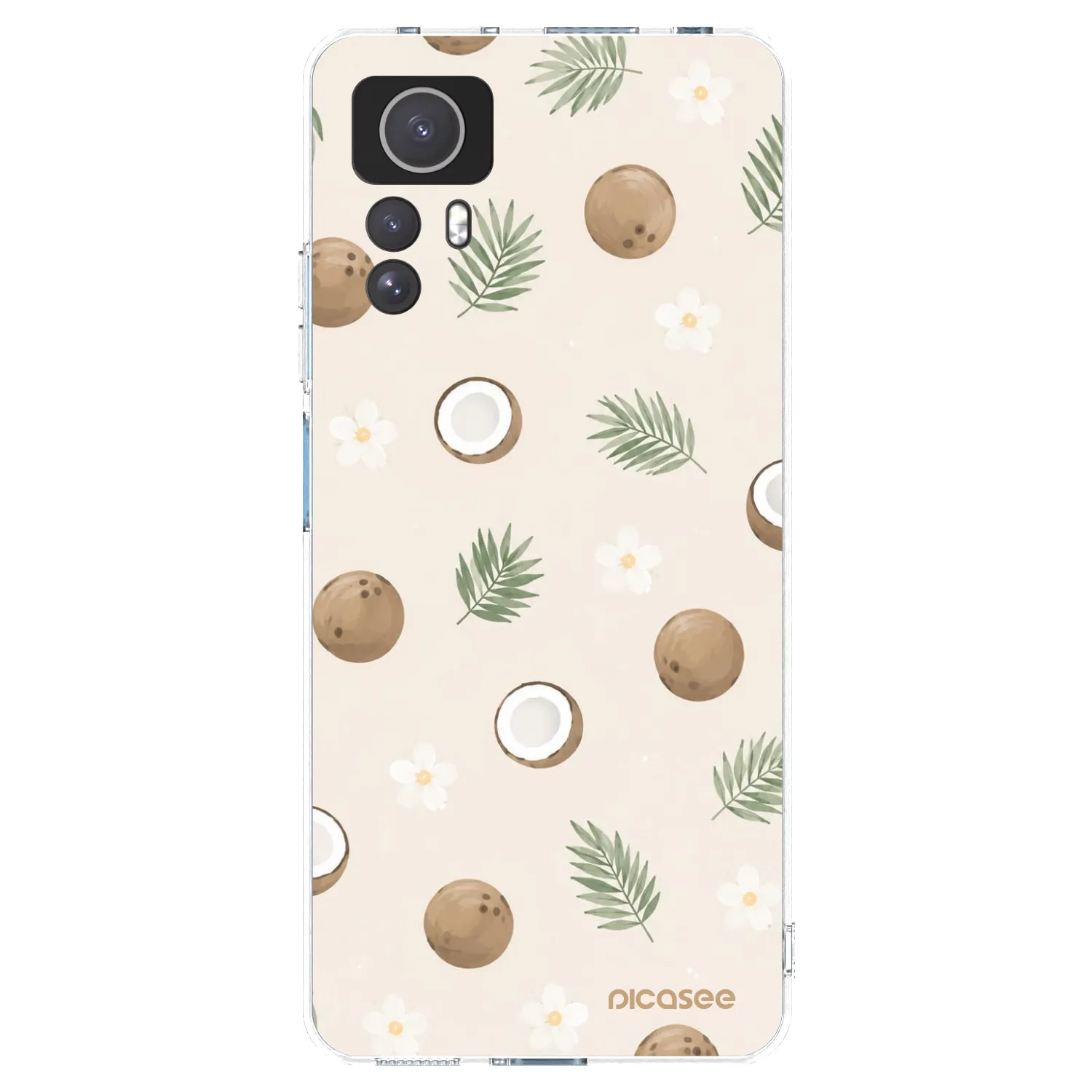 Picasee silikonski prozorni ovitek za Xiaomi Redmi Note 12S - Coconut Breeze