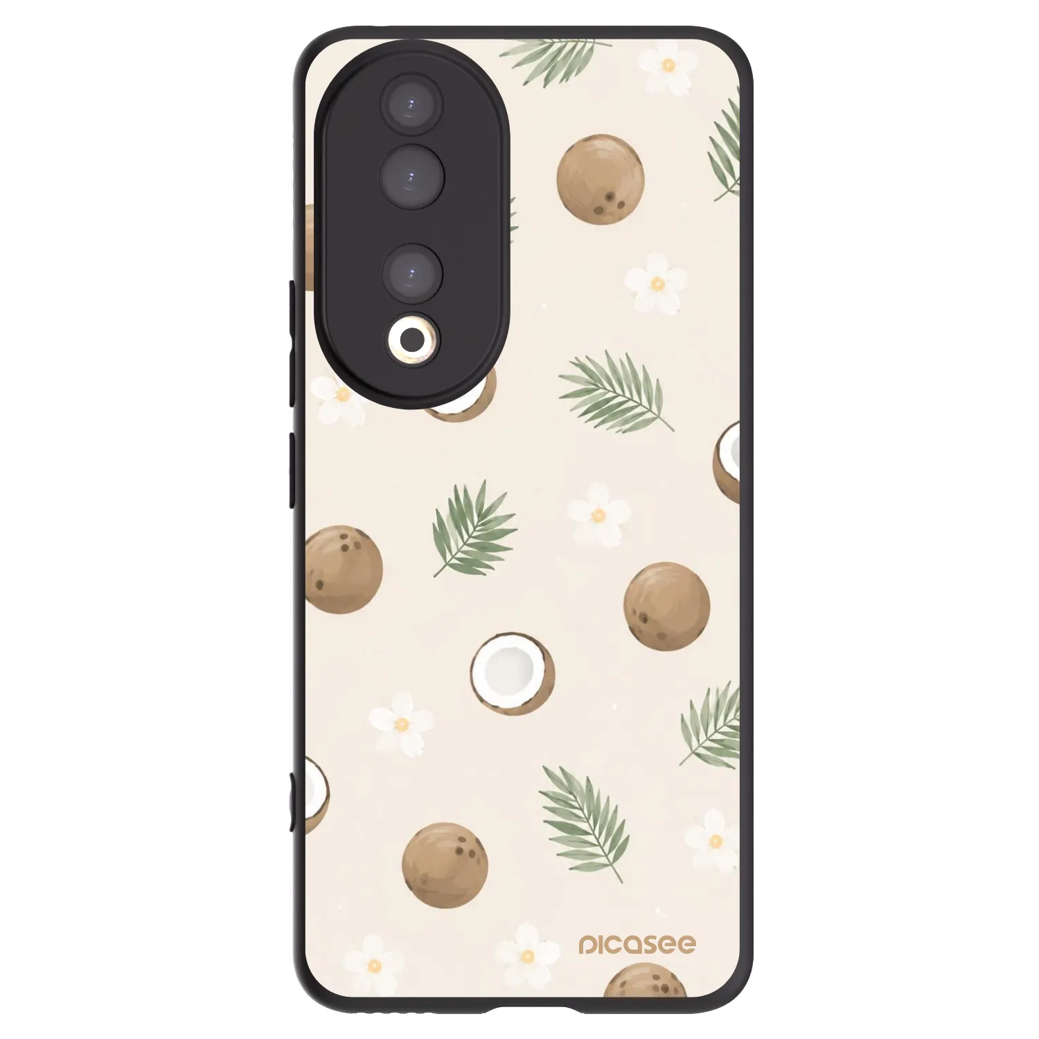 Picasee silikonski črni ovitek za Honor 90 5G - Coconut Breeze