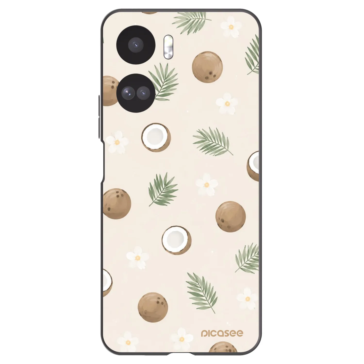 Picasee silikonski črni ovitek za Honor 90 Lite 5G - Coconut Breeze