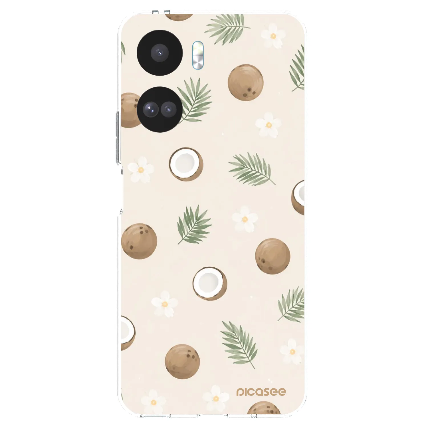 Picasee silikonski prozorni ovitek za Honor 90 Lite 5G - Coconut Breeze