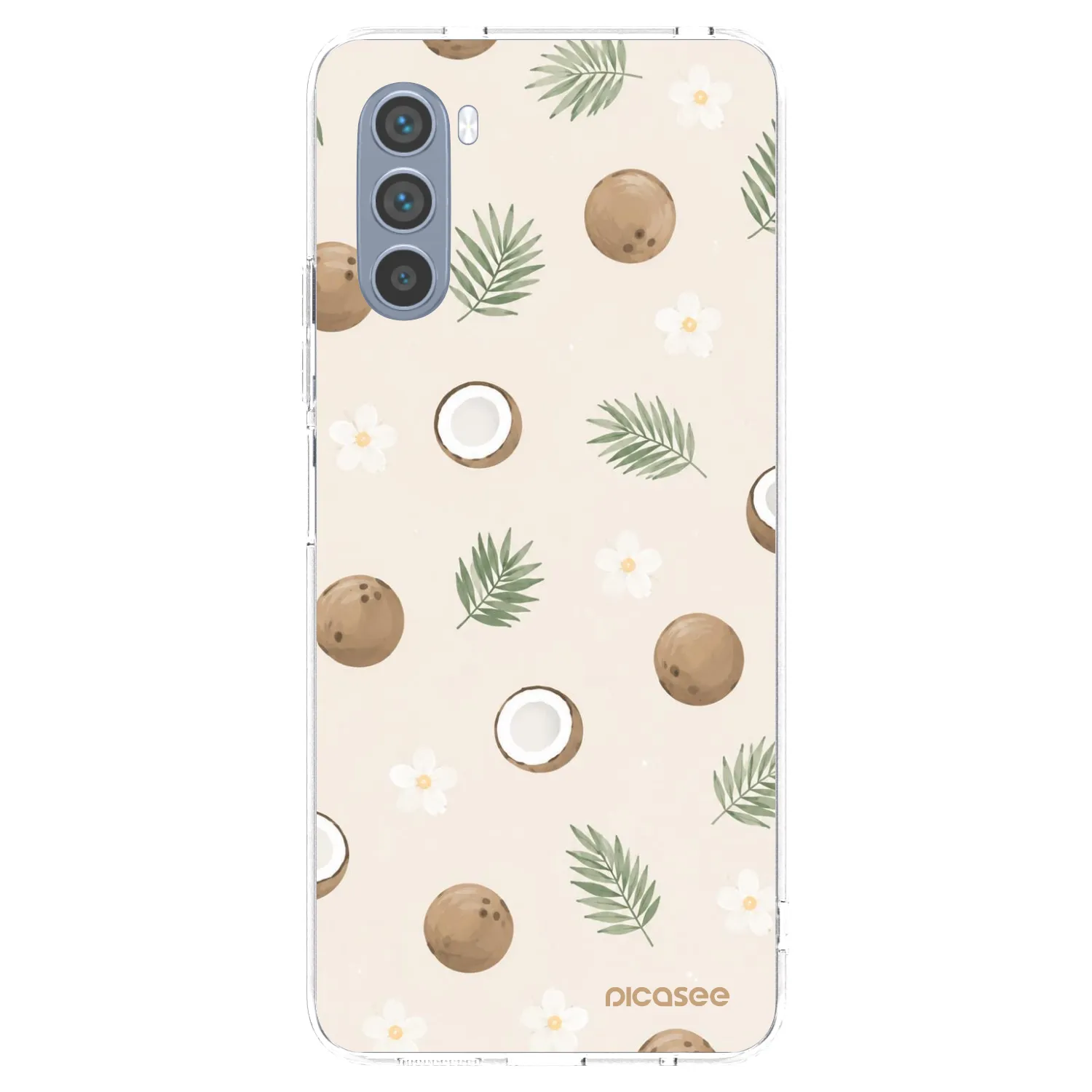 Picasee silikonski prozorni ovitek za Motorola Moto G62 - Coconut Breeze