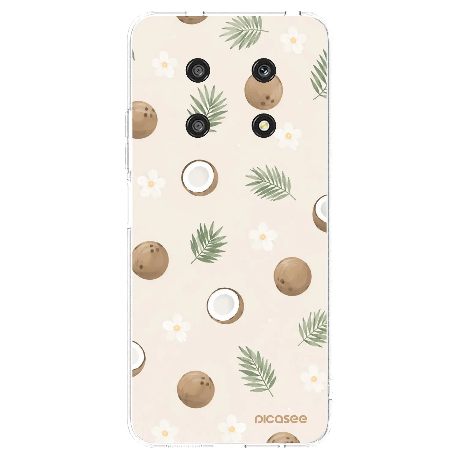 Picasee silikonski prozorni ovitek za Honor Magic4 Lite 5G - Coconut Breeze