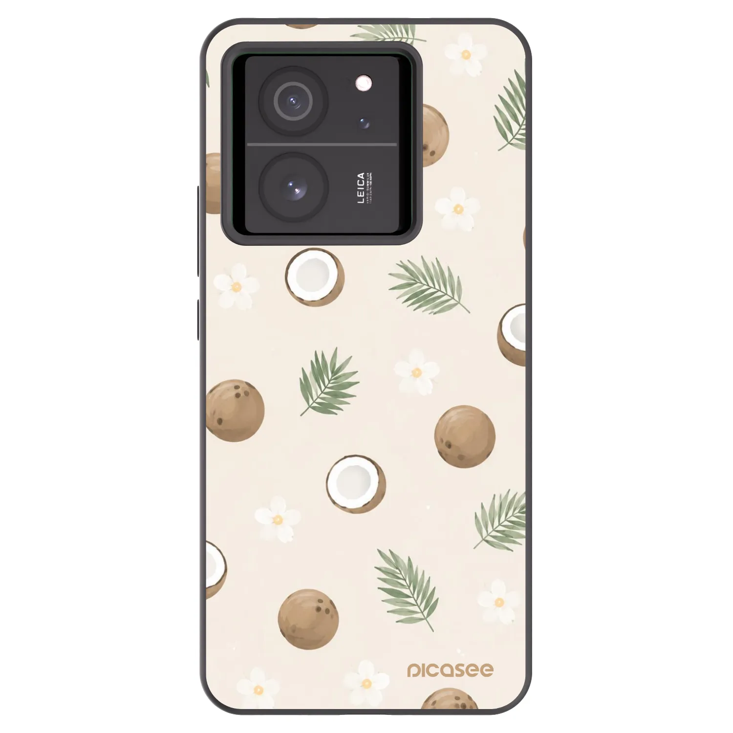 Picasee silikonski črni ovitek za Xiaomi 13T - Coconut Breeze