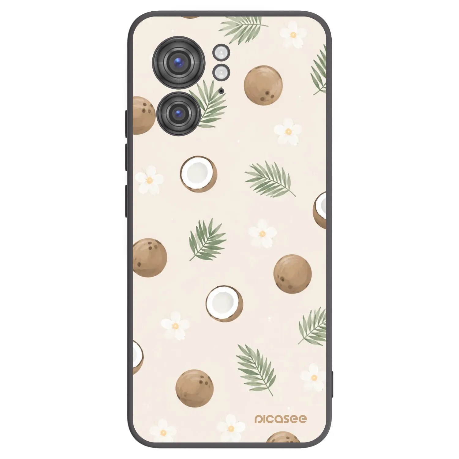 Picasee silikonski črni ovitek za Motorola Edge 40 - Coconut Breeze