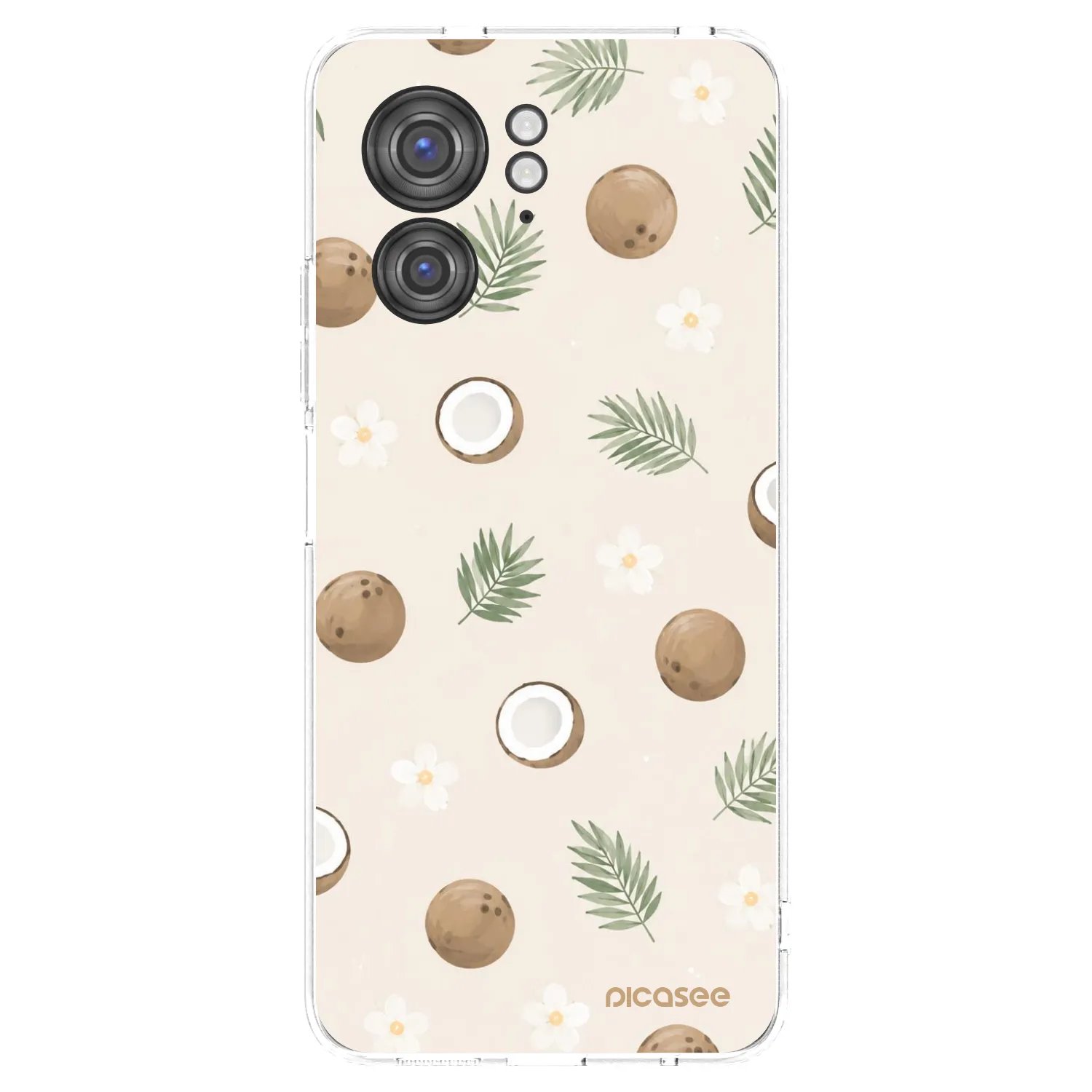 Picasee silikonski prozorni ovitek za Motorola Edge 40 - Coconut Breeze