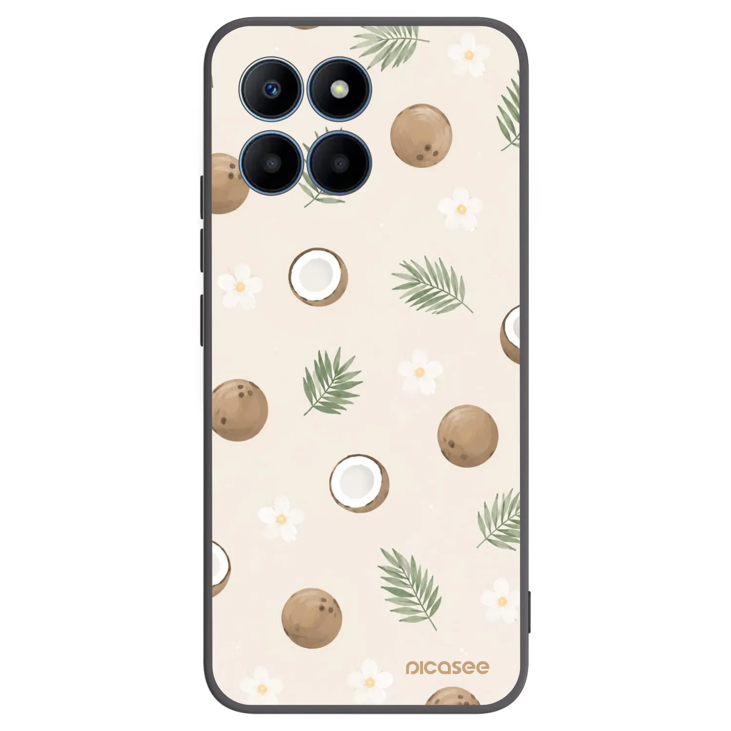Picasee silikonski črni ovitek za Honor 70 Lite - Coconut Breeze