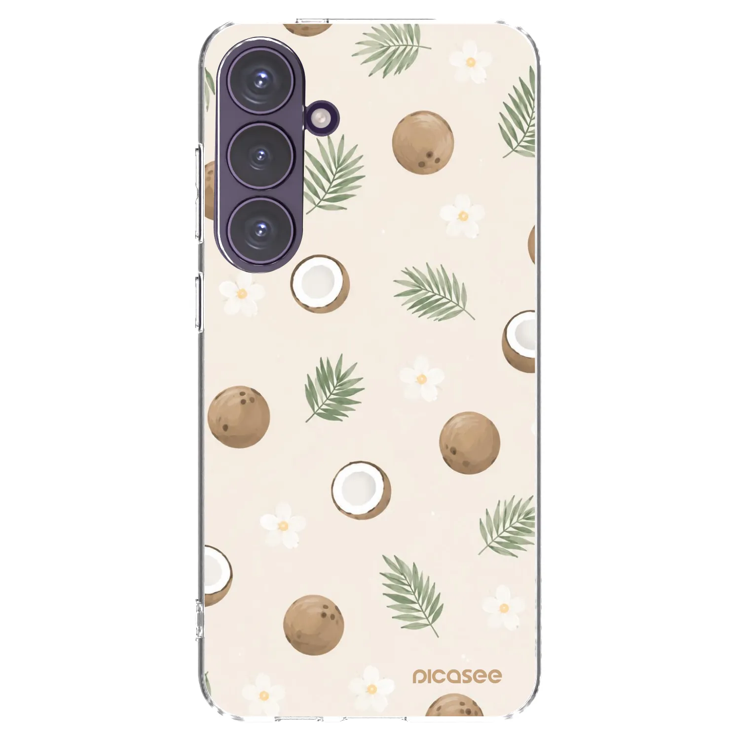 Picasee silikonski prozorni ovitek za Samsung Galaxy S24+ S926B 5G - Coconut Breeze