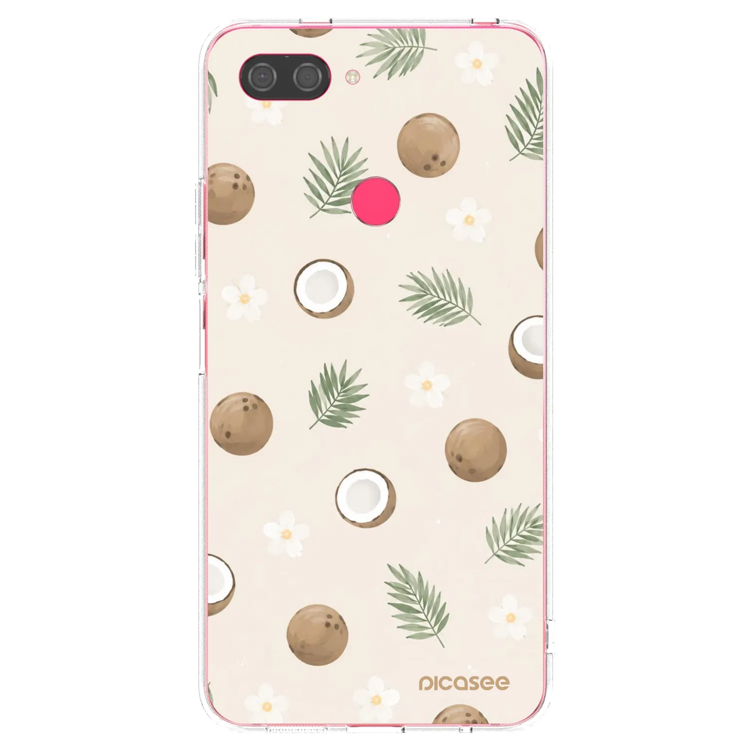 Picasee silikonski prozorni ovitek za Xiaomi Mi 8 Lite - Coconut Breeze