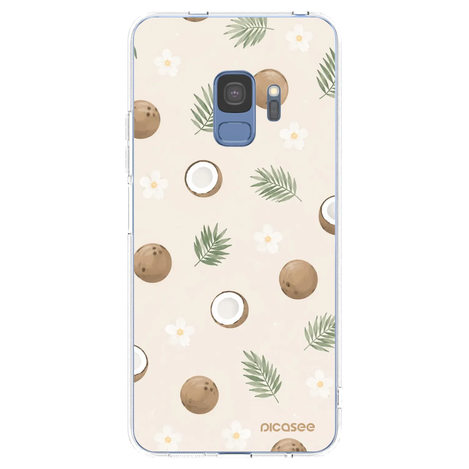 Picasee silikonski prozorni ovitek za Samsung Galaxy S9 G960F - Coconut Breeze