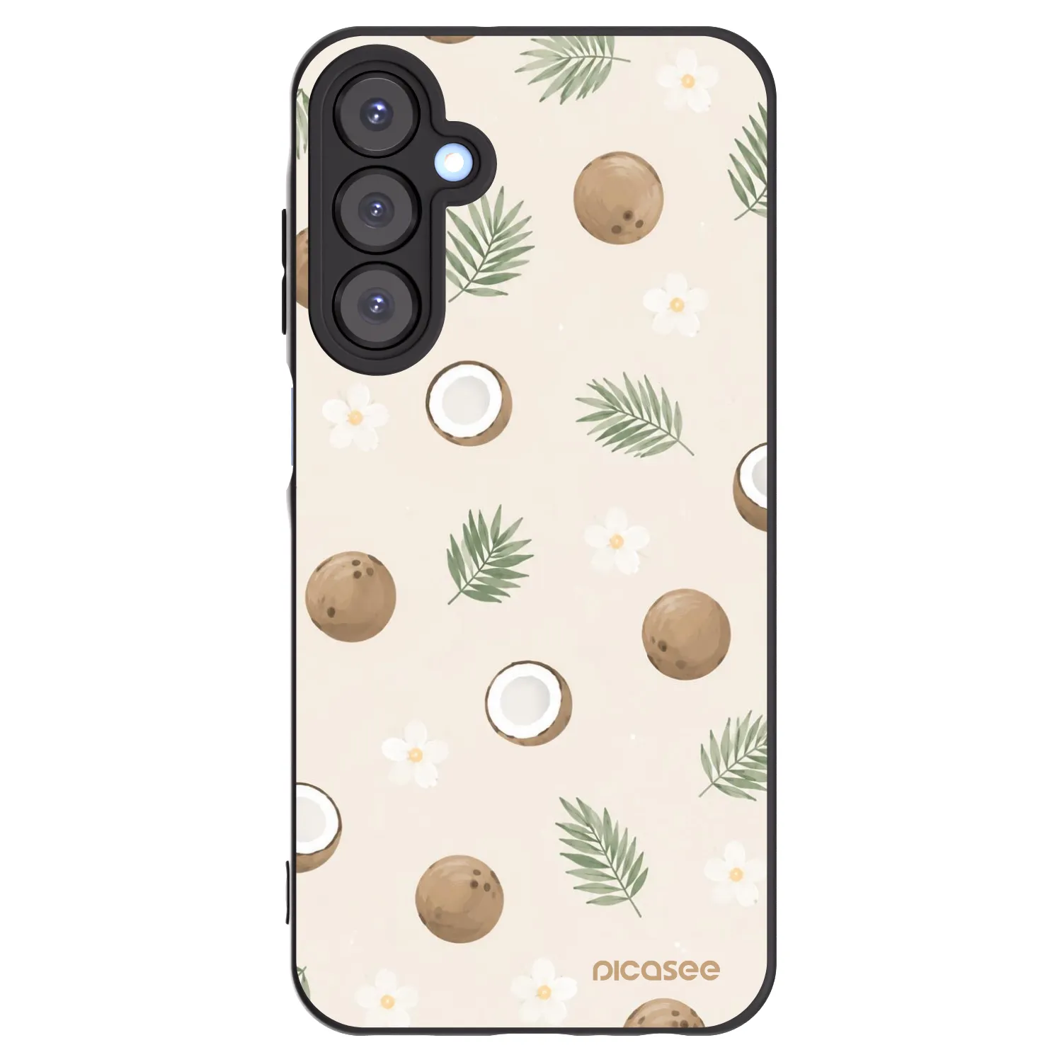 Picasee silikonski črni ovitek za Samsung Galaxy A25 A256B 5G - Coconut Breeze
