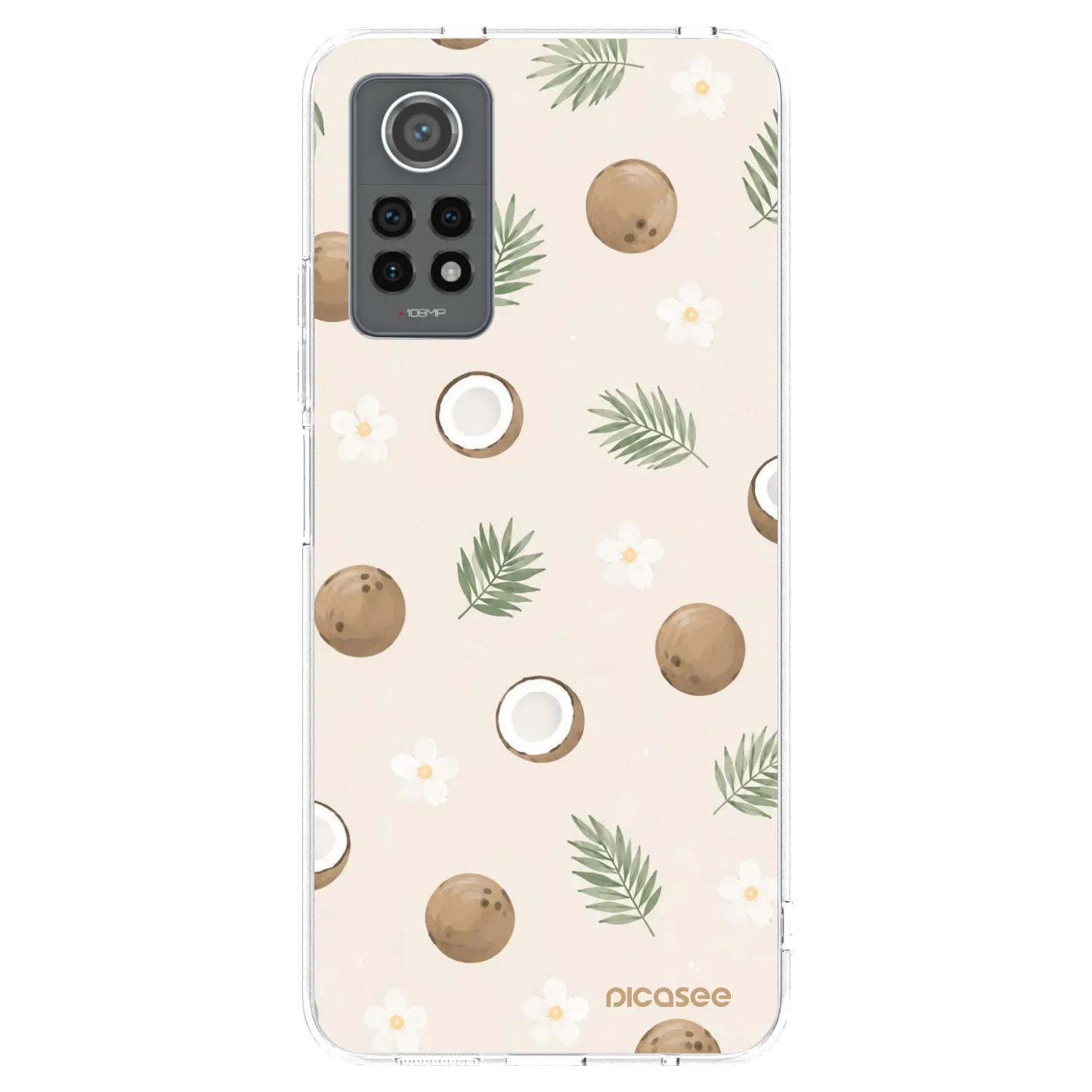 Picasee silikonski prozorni ovitek za Xiaomi Redmi Note 12 Pro 4G - Coconut Breeze