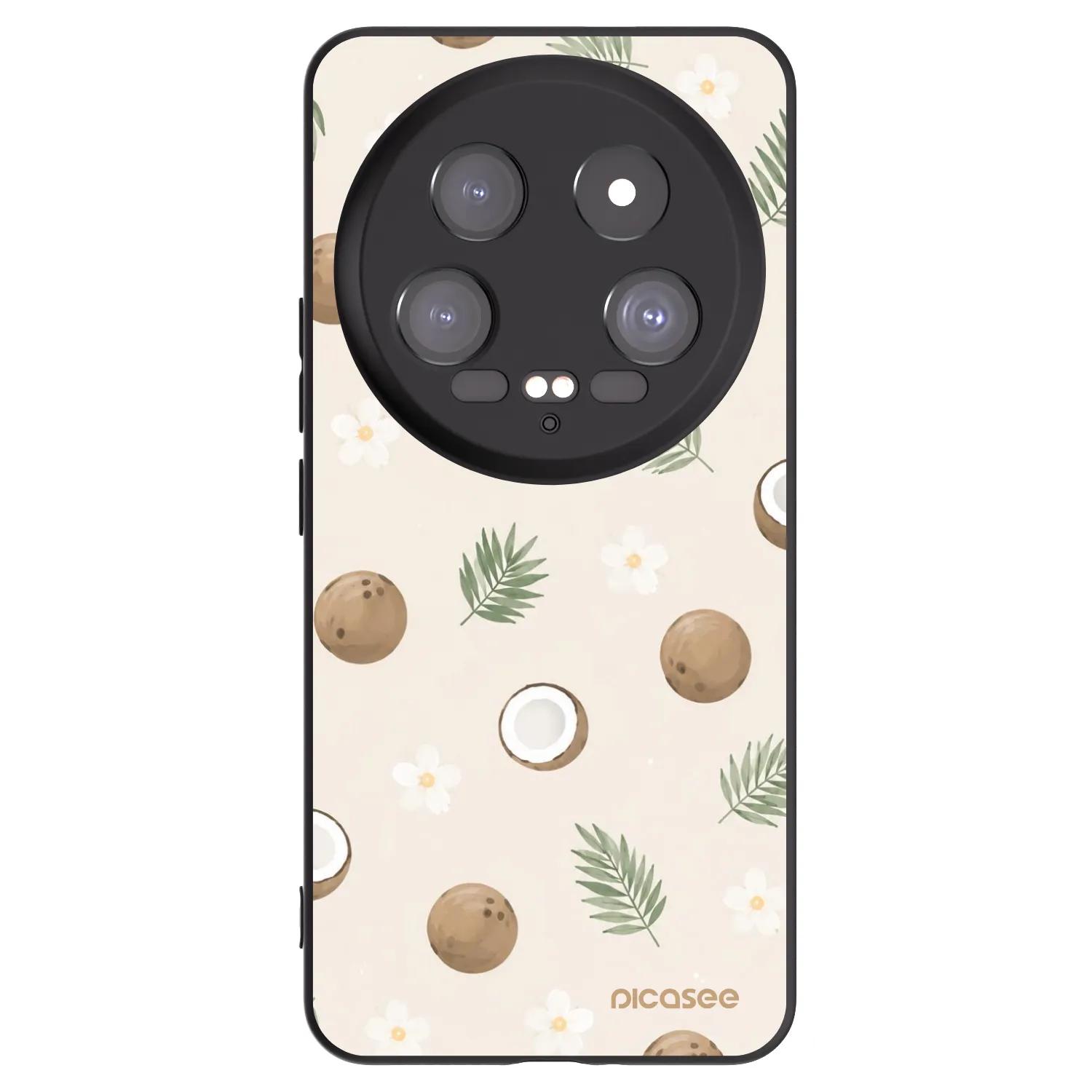 Picasee silikonski črni ovitek za Xiaomi 14 Ultra - Coconut Breeze