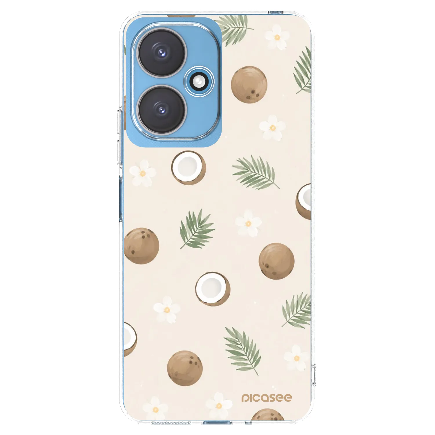Picasee silikonski prozorni ovitek za Xiaomi Redmi 13C 5G - Coconut Breeze