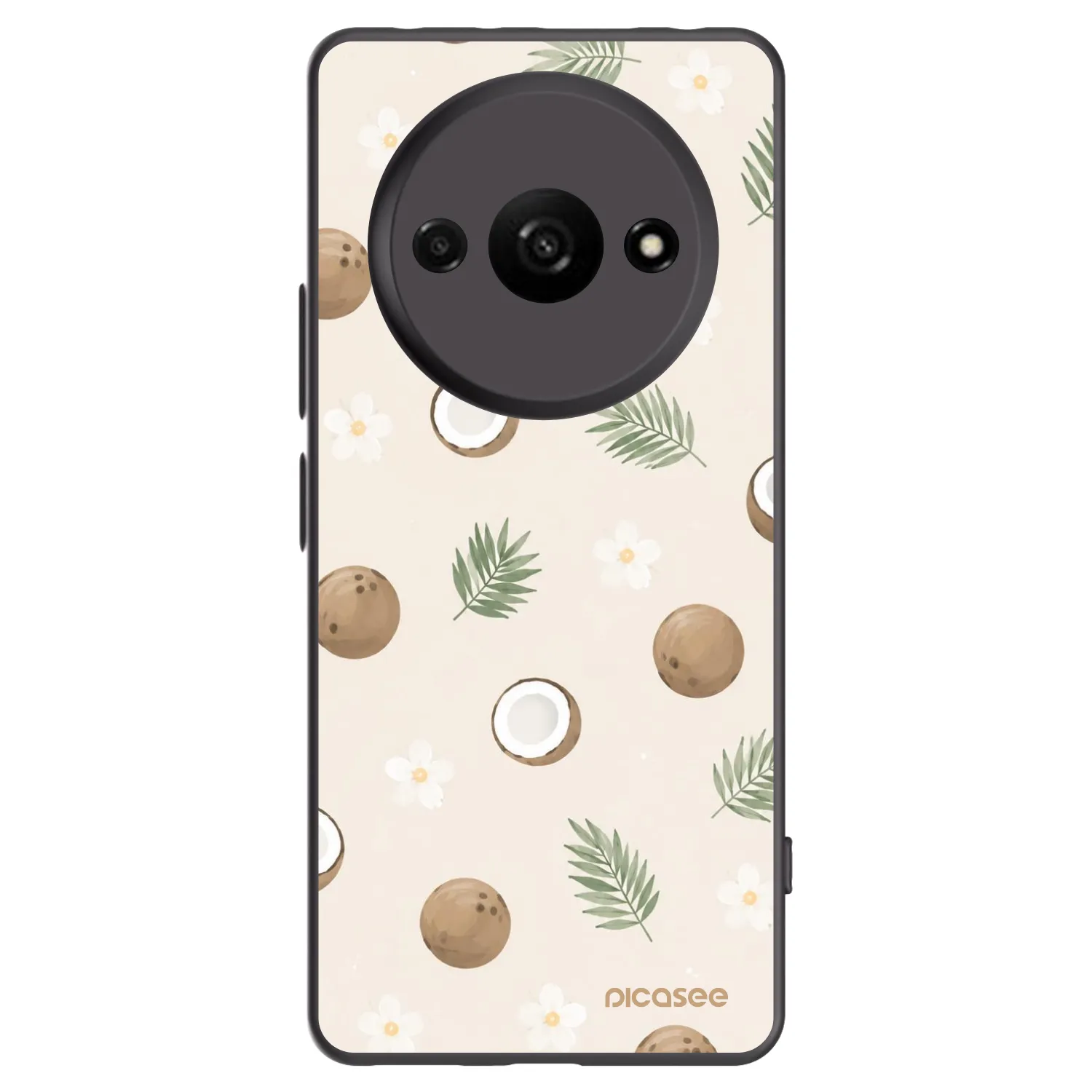Picasee silikonski črni ovitek za Xiaomi Redmi A3 - Coconut Breeze