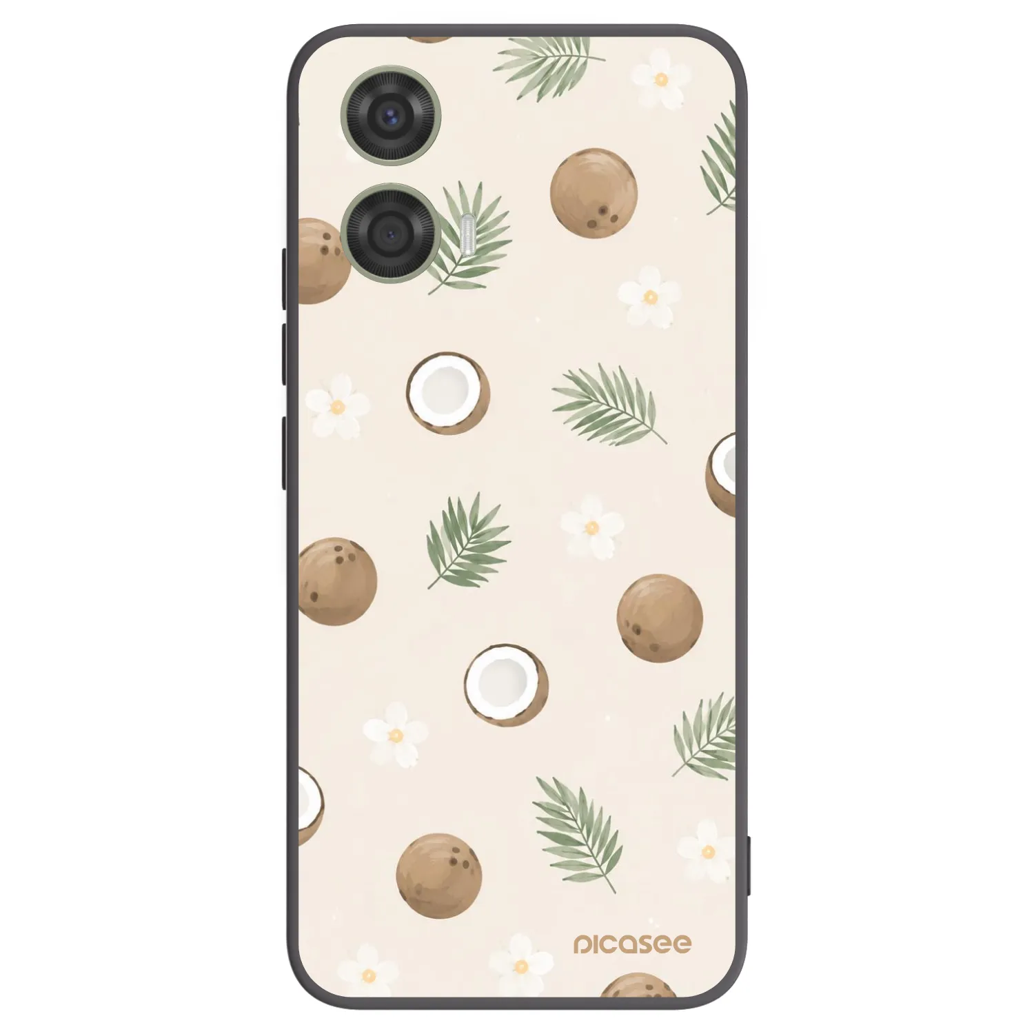 Picasee silikonski črni ovitek za Motorola Moto G24 - Coconut Breeze