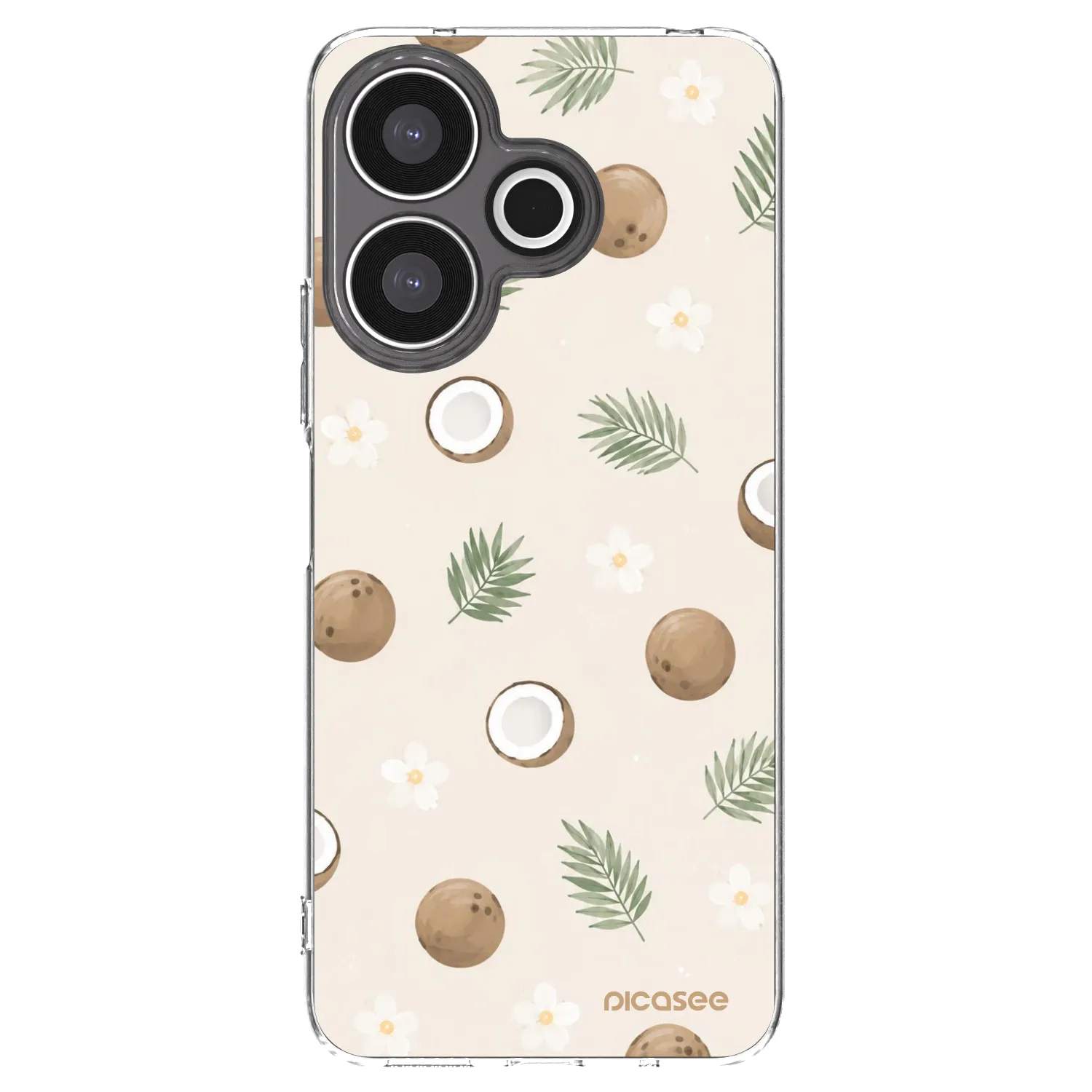 Picasee silikonski prozorni ovitek za Xiaomi Redmi 13 4G - Coconut Breeze
