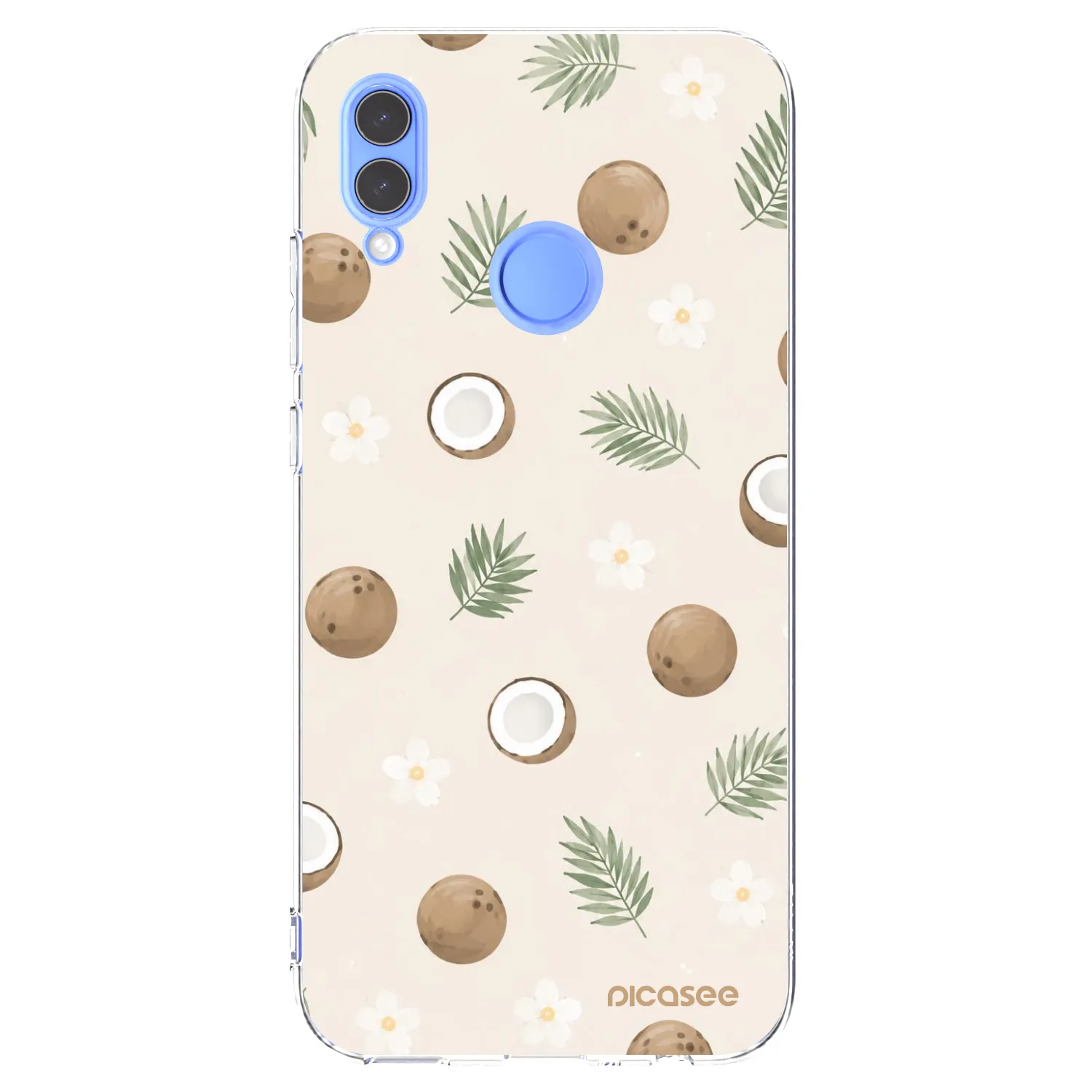 Picasee silikonski prozorni ovitek za Huawei P Smart 2019 - Coconut Breeze