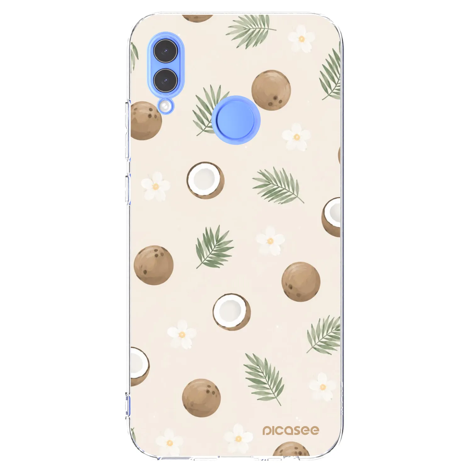 Picasee silikonski prozorni ovitek za Honor 10 Lite - Coconut Breeze