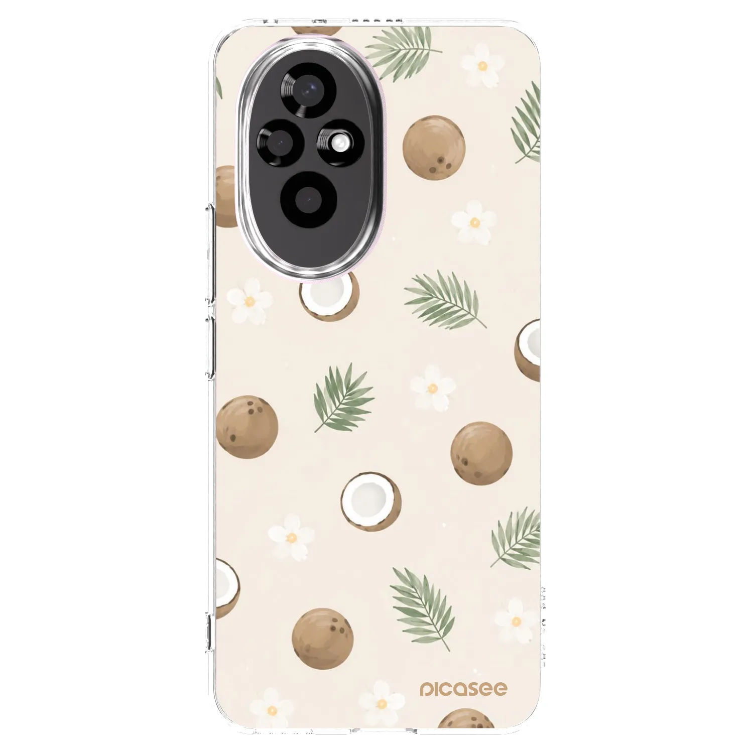 Picasee silikonski prozorni ovitek za Honor 200 5G - Coconut Breeze